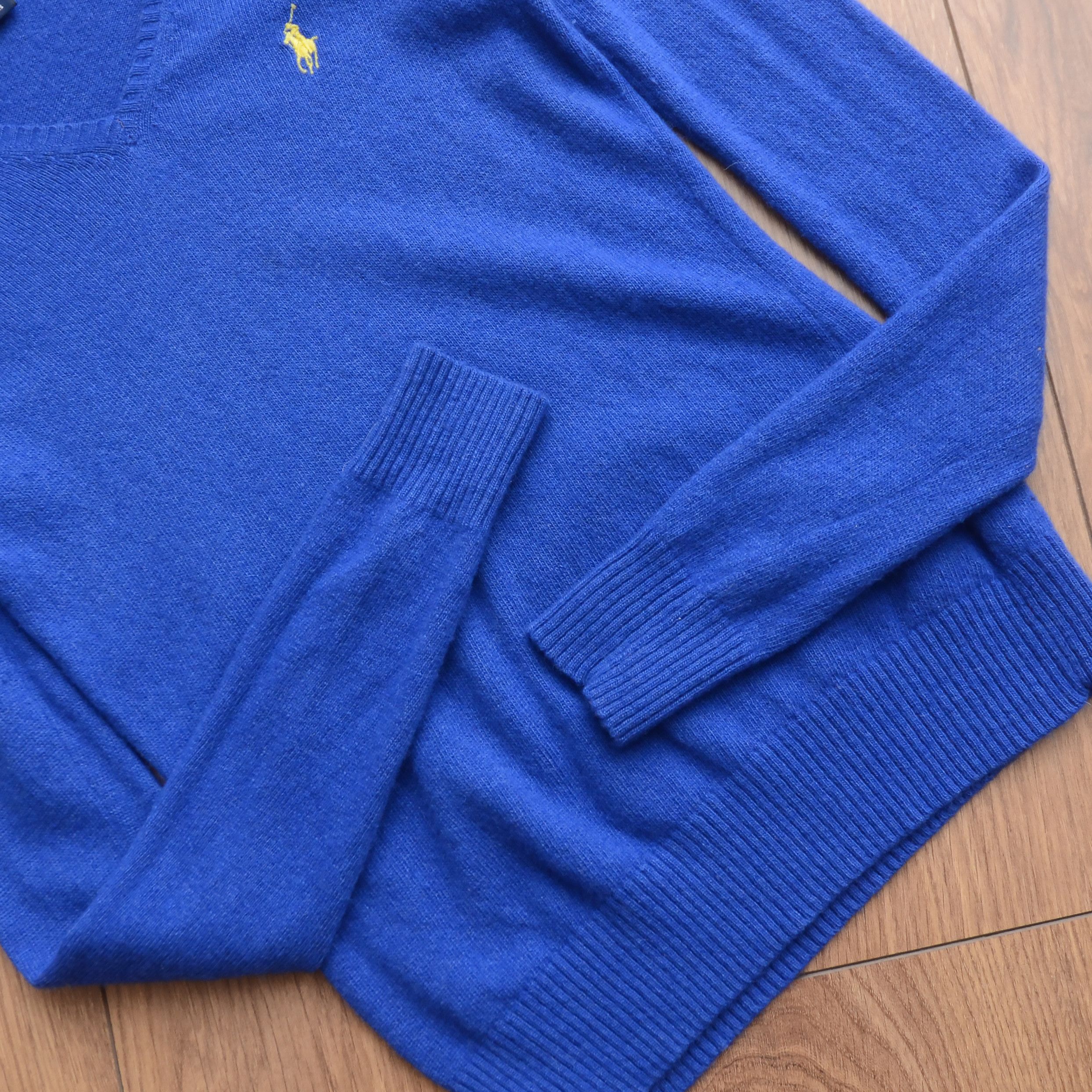 Ralph Lauren Sport Ralph Lauren Sport Royal Blue Merino Wool Cashmere Sweater Size XS / US 0-2 / IT 36-38 - 7 Thumbnail