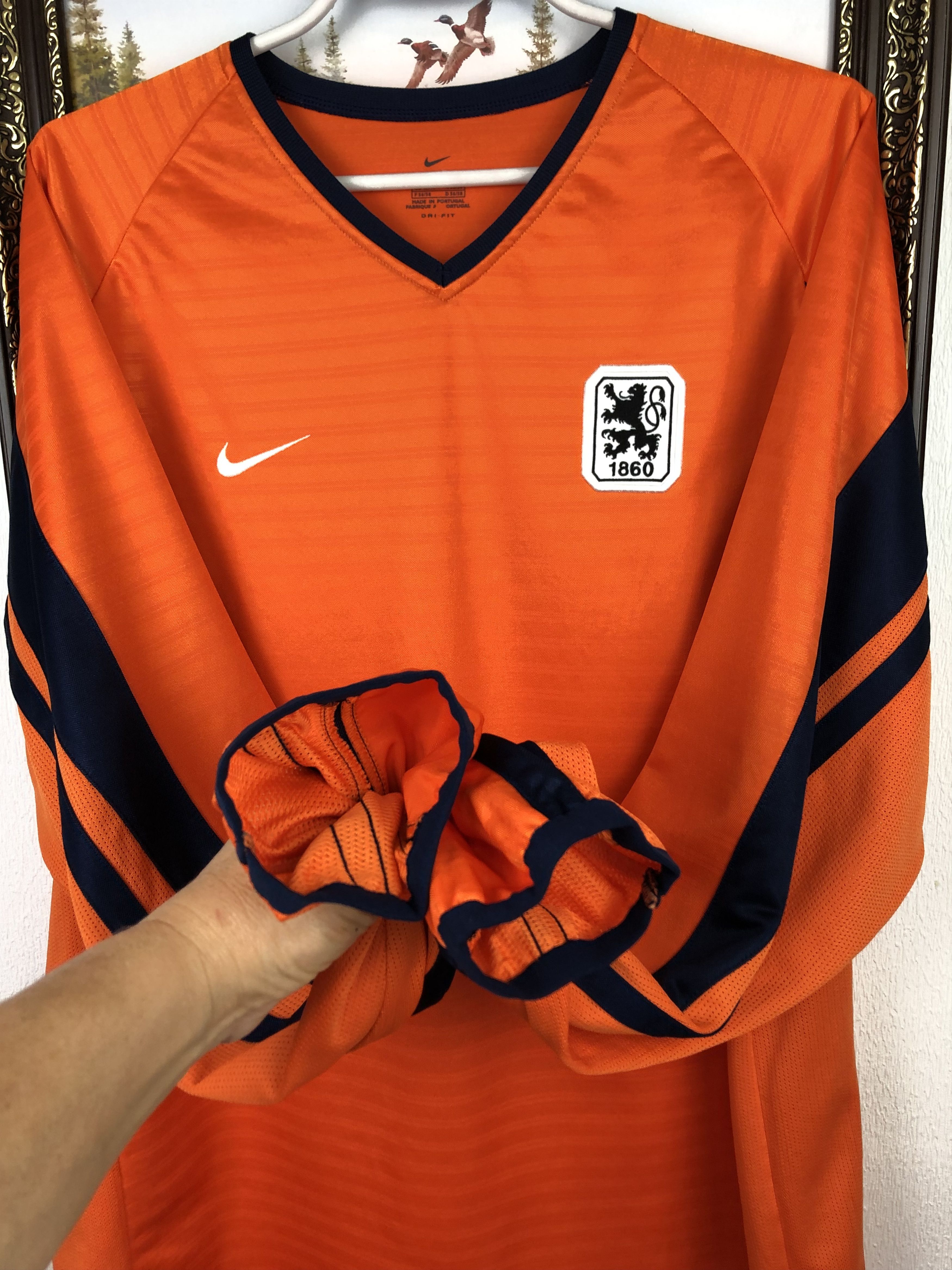 Nike 1860 Munich football shirt 2001 Soccer Nike Long Jersey Size US XL / EU 56 / 4 - 7 Thumbnail