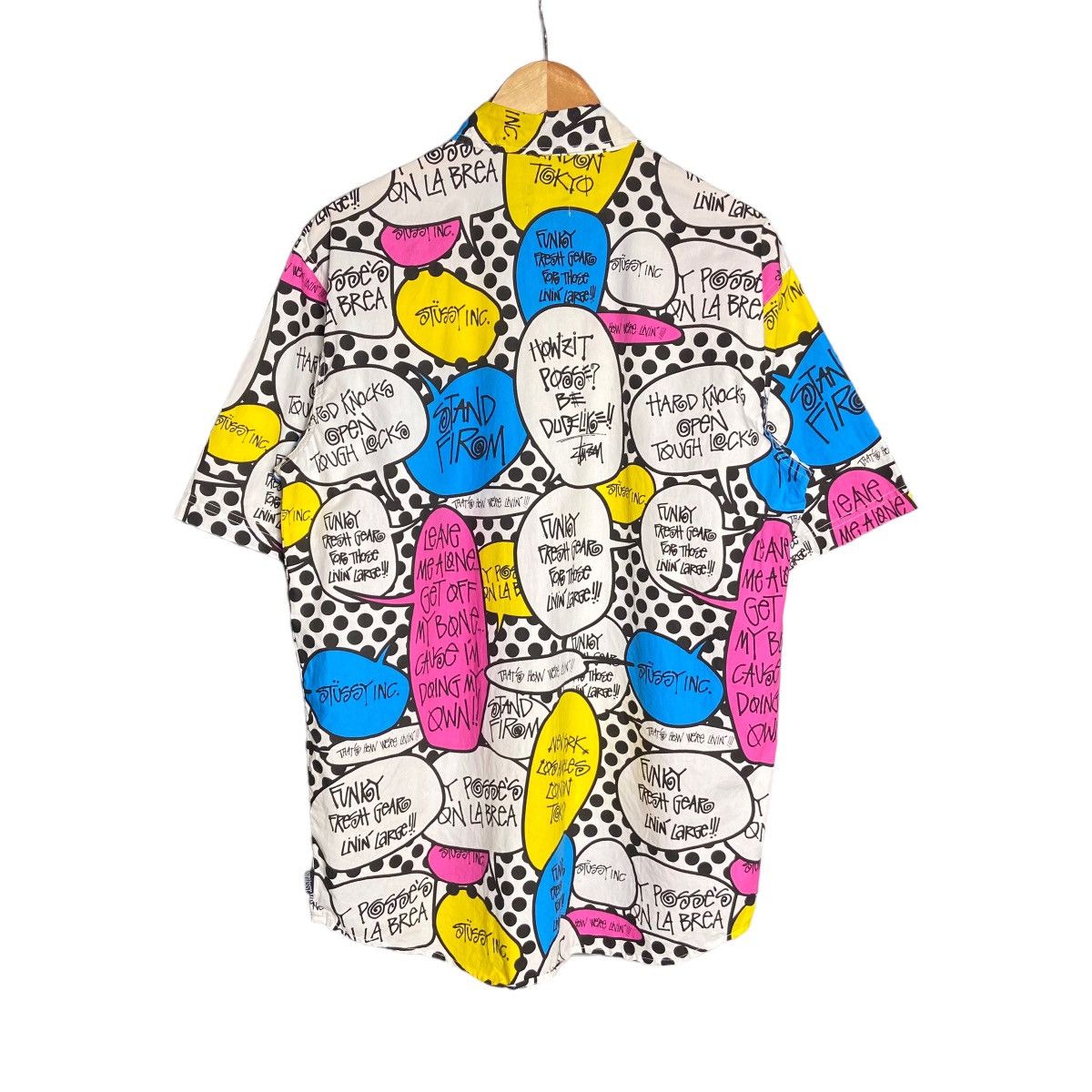 Stussy × Vintage Vintage Stussy Pop Bubble Shirt Size US L / EU 52-54 / 3 - 2 Thumbnail