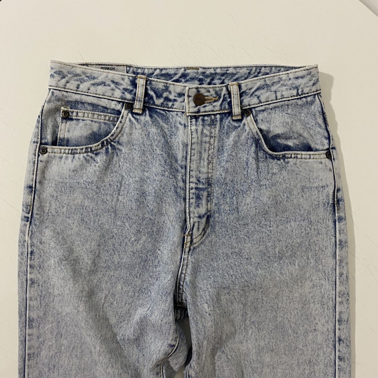 Edwin Vintage EDWIN Denim 90s acid wash size 31 Size US 31 - 2 Thumbnail