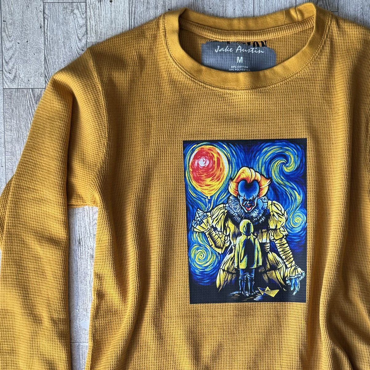 Other Pennywise X Van Gogh, Custom, Unisex Long Sleeve Thermal Size US M / EU 48-50 / 2 - 7 Thumbnail