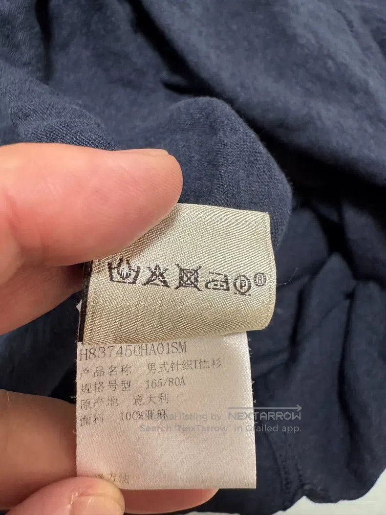 Hermes Hermes 100% linen short-sleeve T-shirt Size US S / EU 44-46 / 1 - 8 Thumbnail
