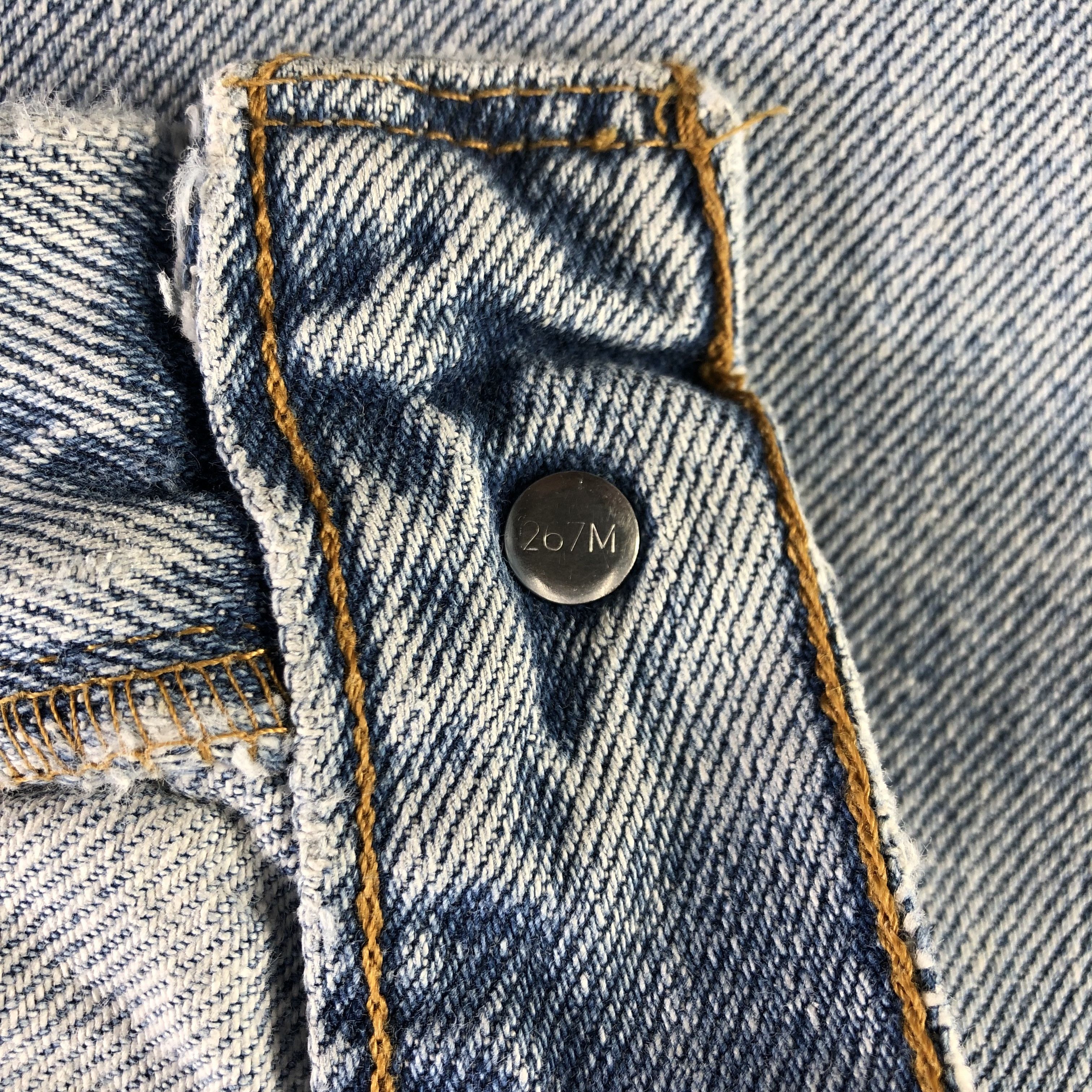 Levi's Vintage Blue Wash Levis 505 Jeans-J3158 Size US 32 / EU 48 - 10 Thumbnail