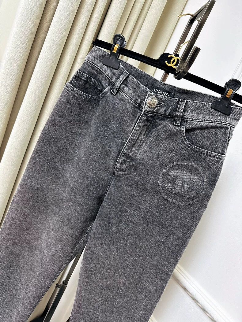 Chanel Chanel 23C popular smoke gray double C jeans Size 24" / US 00 / IT 34 - 6 Thumbnail