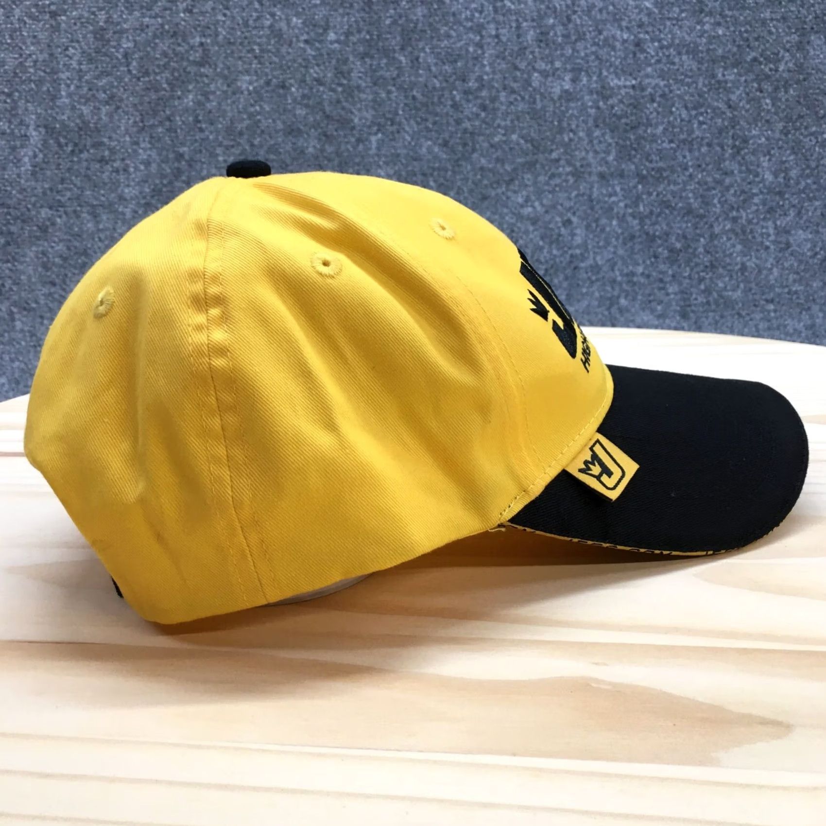 Vintage Jegs Baseball Cap Hat Mens One Size Yellow Black Adjustable Embroidered Basic Size ONE SIZE - 4 Thumbnail