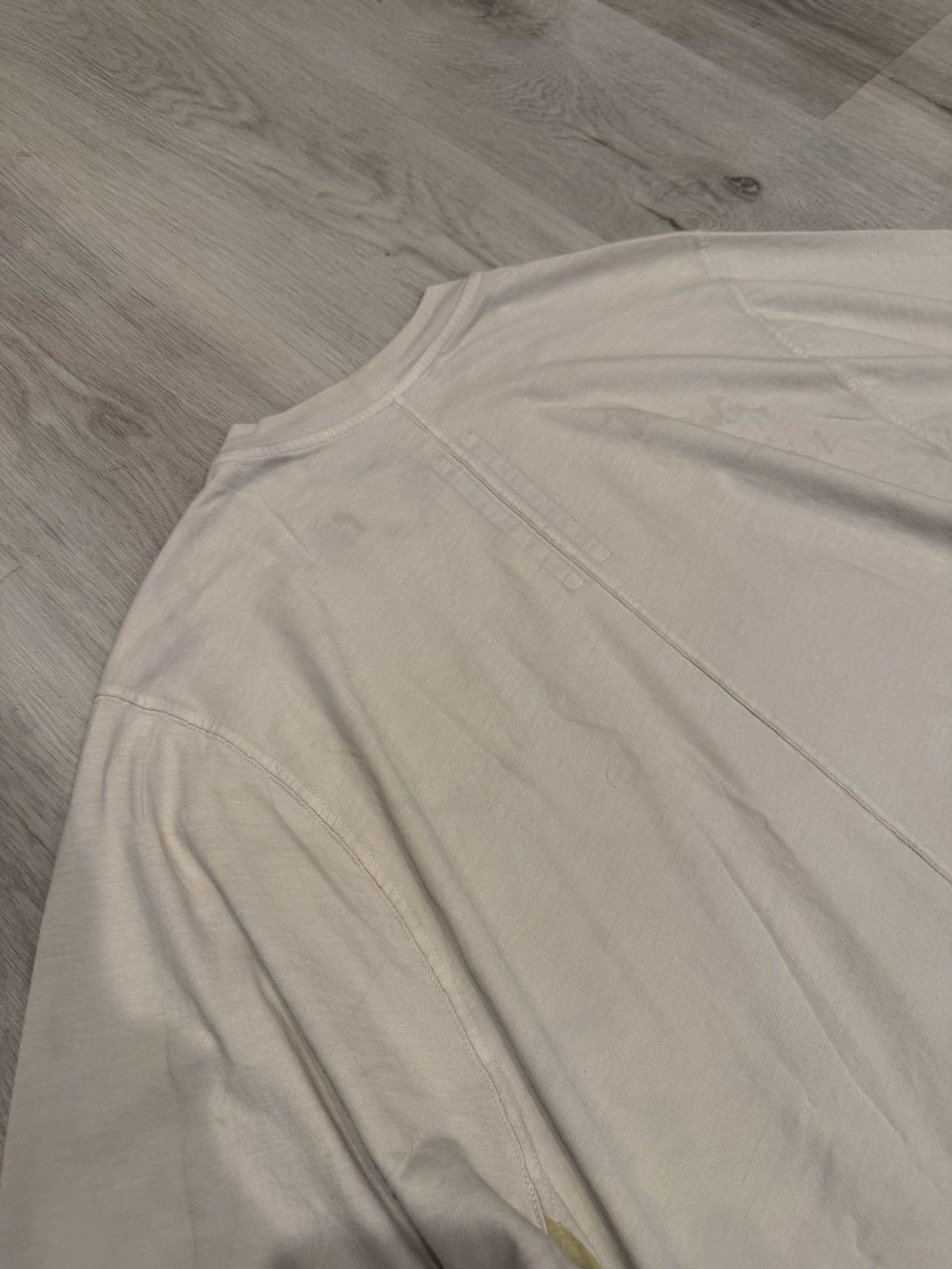 Rick Owens Drkshdw s/s 2019 milk/dark lime jumbo tee!! Size US M / EU 48-50 / 2 - 6 Thumbnail