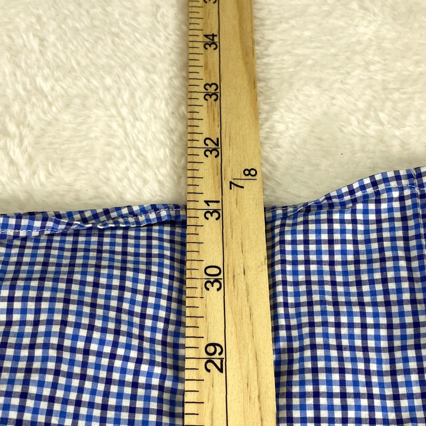 Ralph Lauren Ralph Lauren Shirt Button Up Long Sleeve Plaid Blue Mens XXL 100% Cotton Size US XXL / EU 58 / 5 - 5 Thumbnail