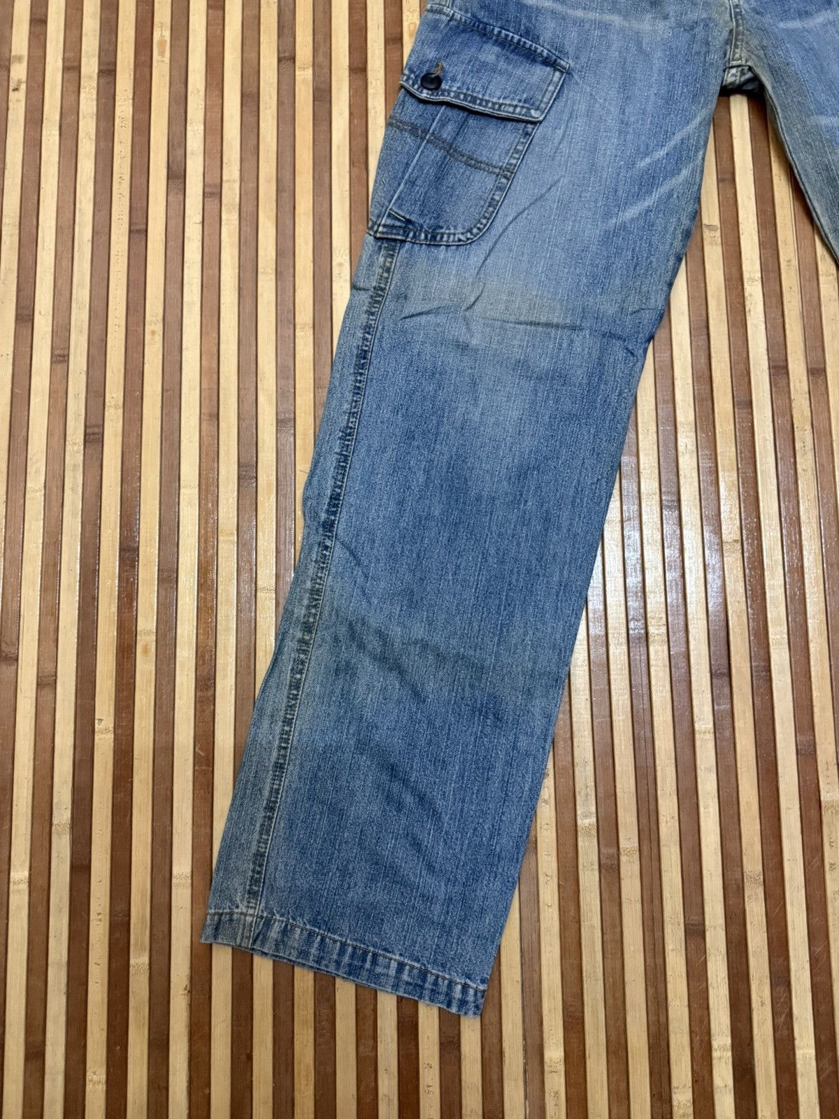 Hanes Baggy Hanes Denim Cargo Pants Multipocket / Streetwear Size US 30 / EU 46 - 5 Thumbnail