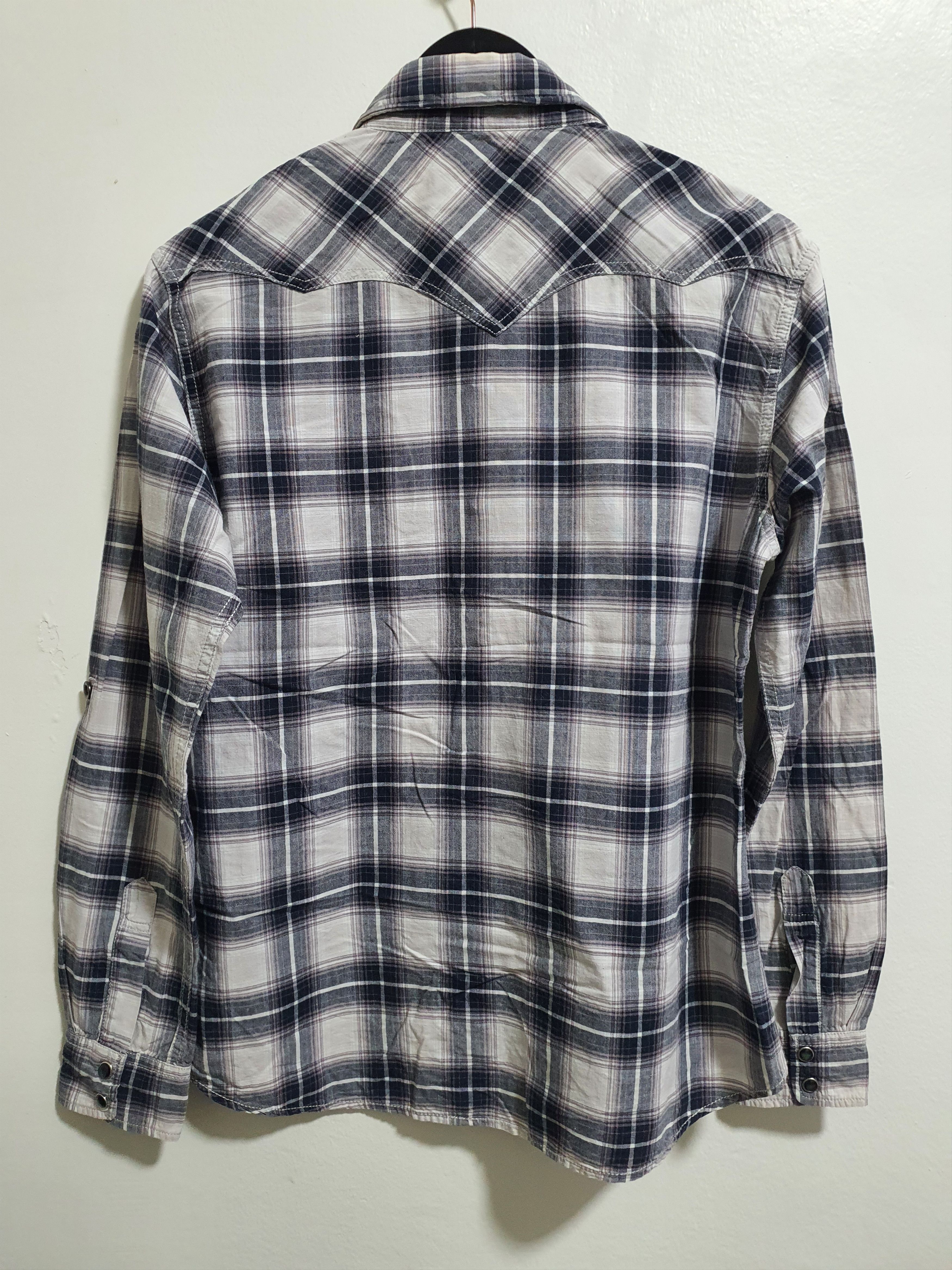 Designer × Von Dutch VON DUTCH 20.5/27.5 DESIGNED CHECKED SNAP BUTTON SHIRT Size US L / EU 52-54 / 3 - 3 Thumbnail