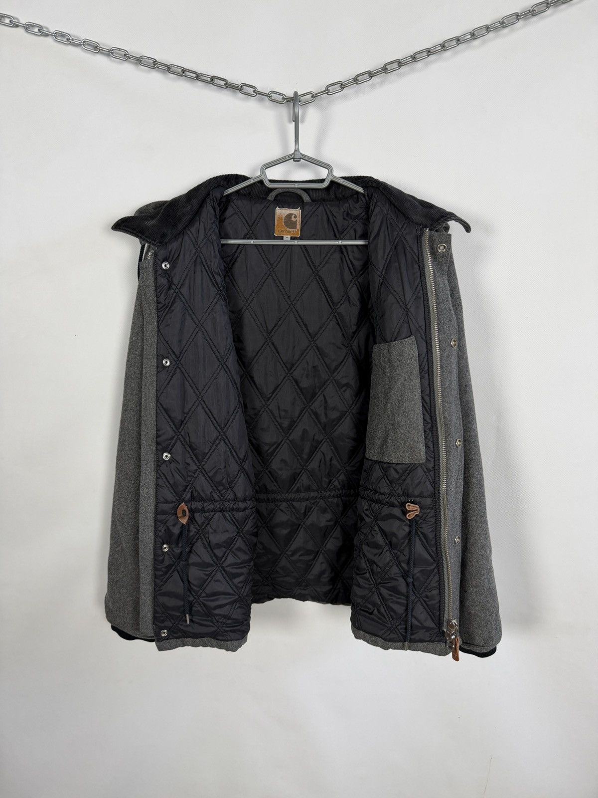 Carhartt Carhartt Artic Coat Wool Hooded Jacket Streetwear Y2K Size M Size US M / EU 48-50 / 2 - 7 Thumbnail