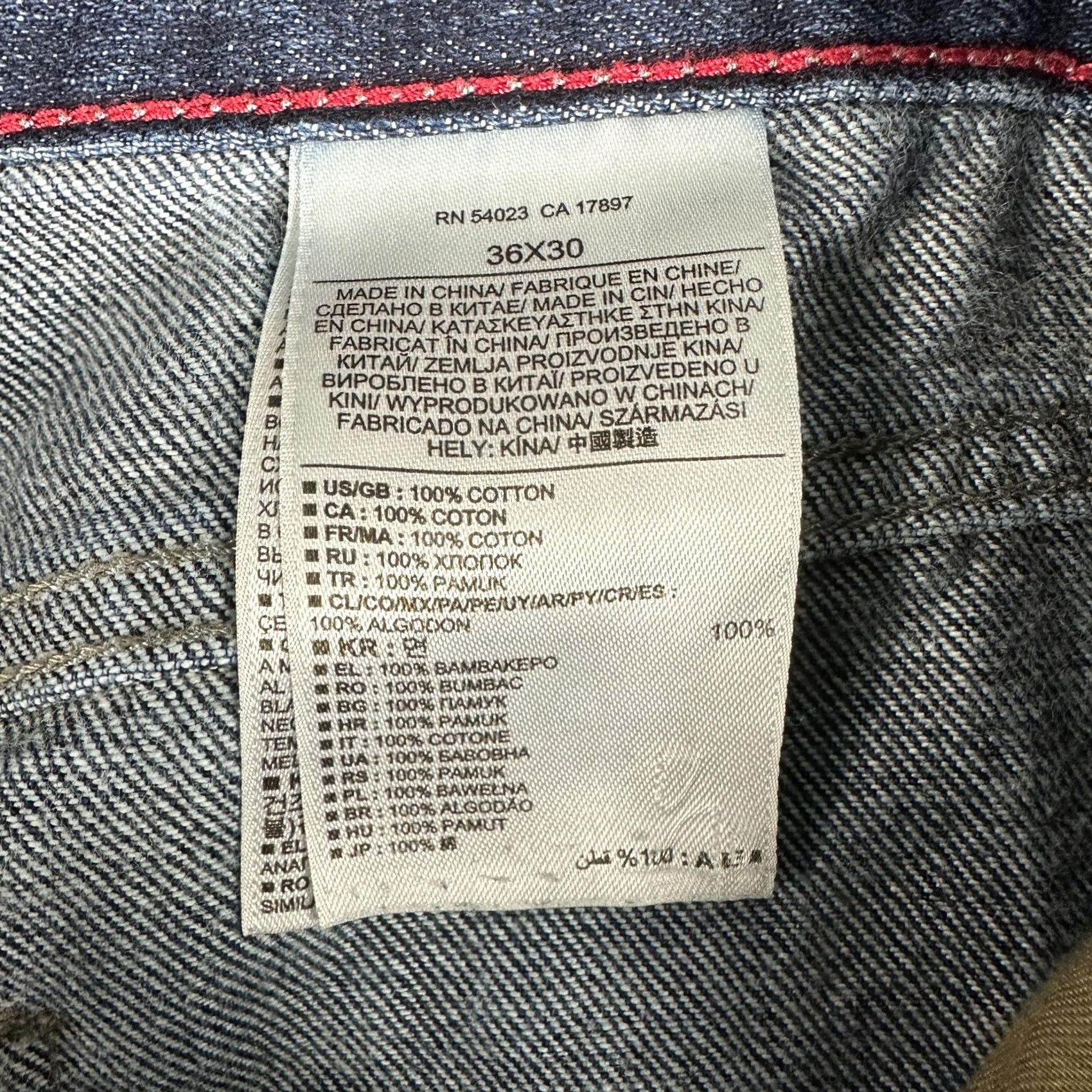 Banana Republic Banana Republic Jeans Mens 36 Slim Fit Blue Cotton Pockets Belt Loops Size US 36 / EU 52 - 6 Thumbnail