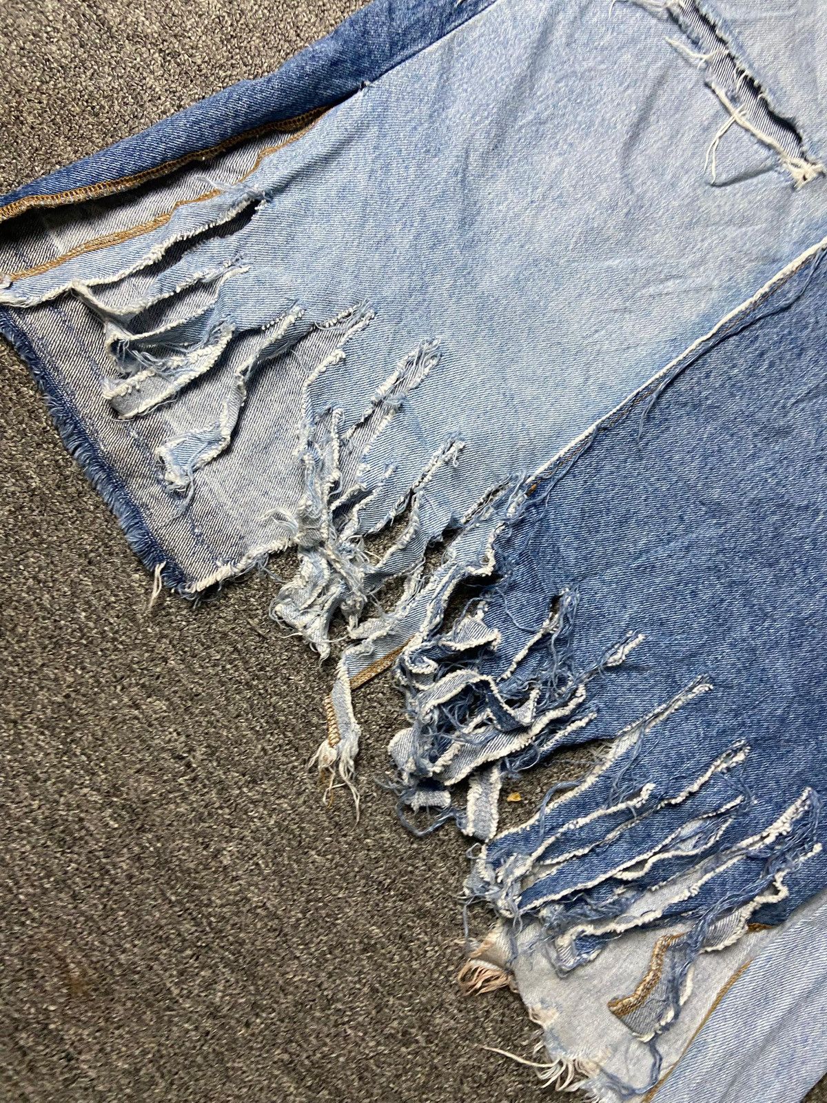 Zara Zara TRF IX’D Makers Two Tone Jeans Skirts (165) Size 32" / US 10 / IT 46 - 14 Thumbnail