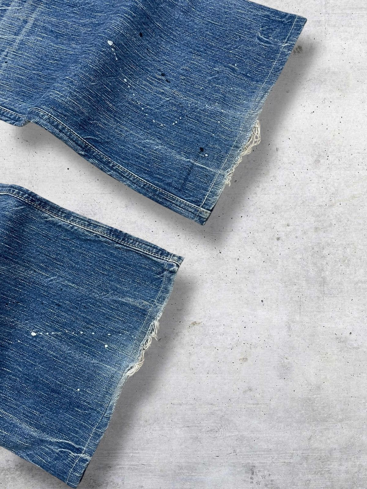 Edwin 1990S DESIGNER JAPAN EDWIN BLUE TRIP 503 DISTRESSED DENIM Size US 33 - 9 Thumbnail