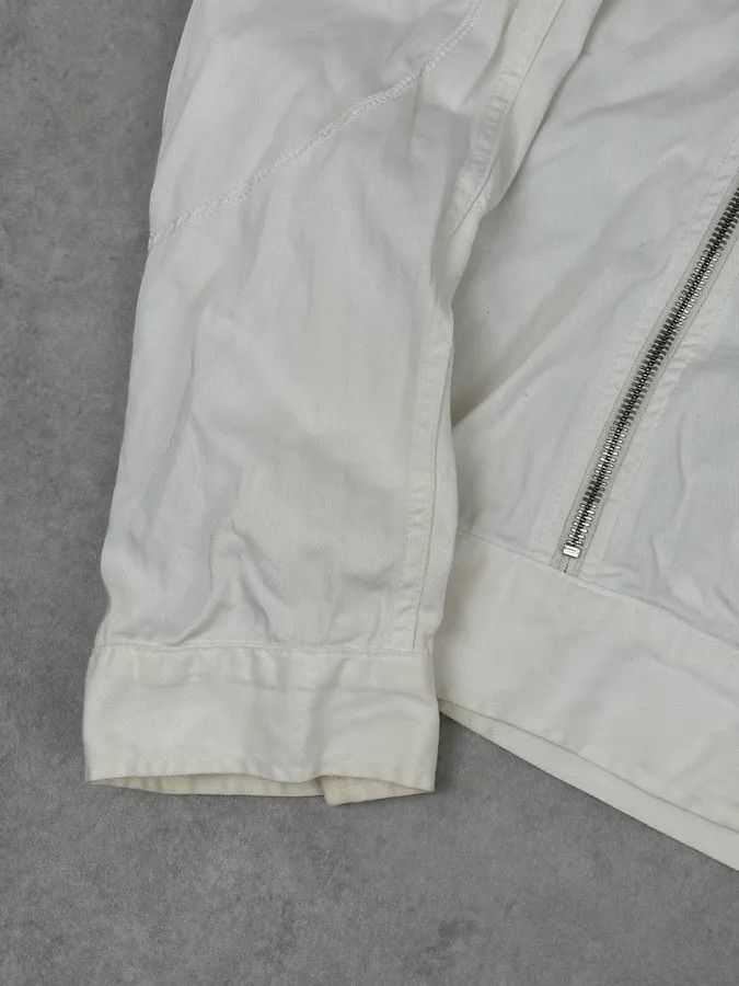 John Richmond Richmond Multi Zip White Avant-Garde Biker Jacket Size US M / EU 48-50 / 2 - 9 Thumbnail