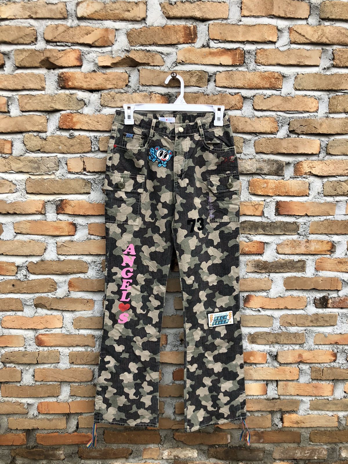 Japanese Brand 🚨ACCEPT OFFER🚨Angle blue camo cargo pants | Grailed