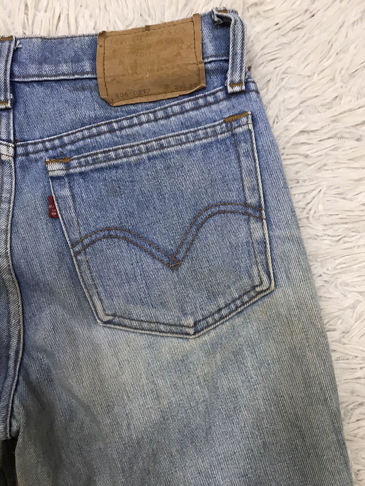 Vintage Levis Lot 506 Distressed Denim Jeans
