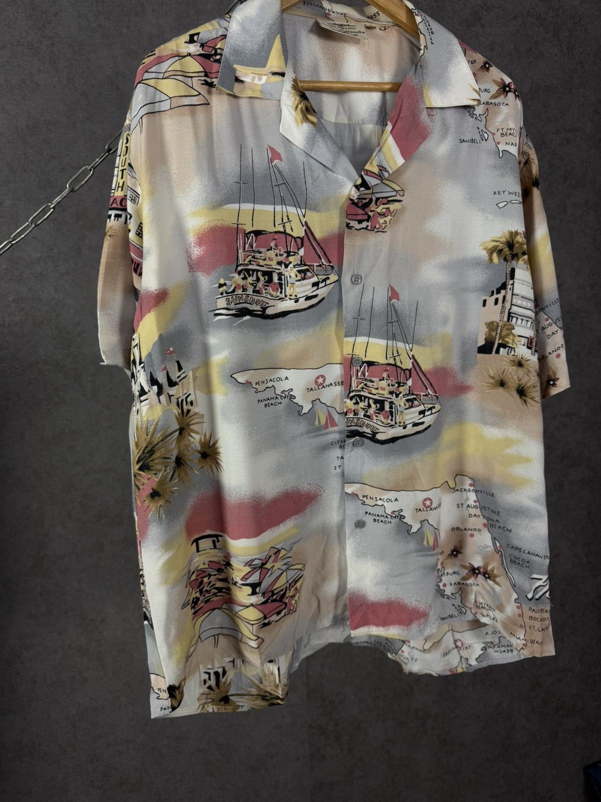 Vintage Art crazy hawaiian vintage shirt Size US XL / EU 56 / 4 - 3 Thumbnail