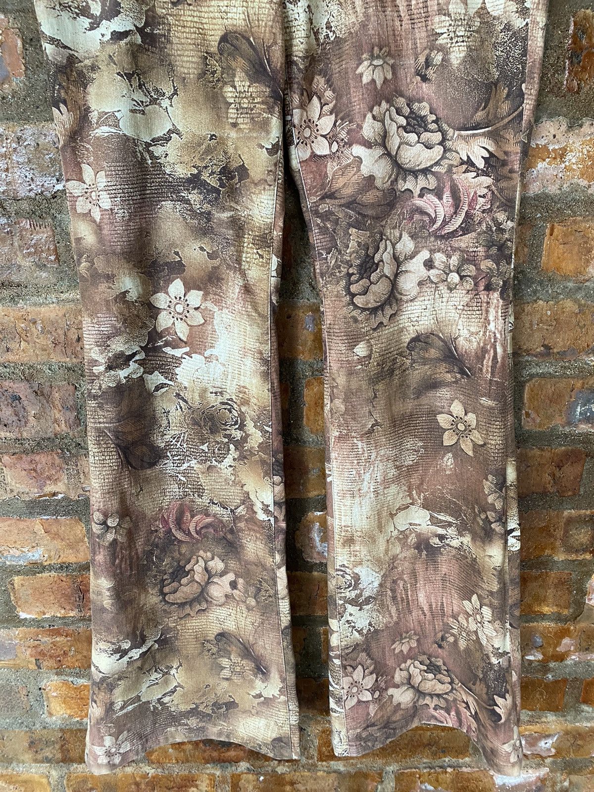 Tornado Mart Vtg Tornado Mart Floral Flare Pants Size US 32 / EU 48 - 9 Thumbnail