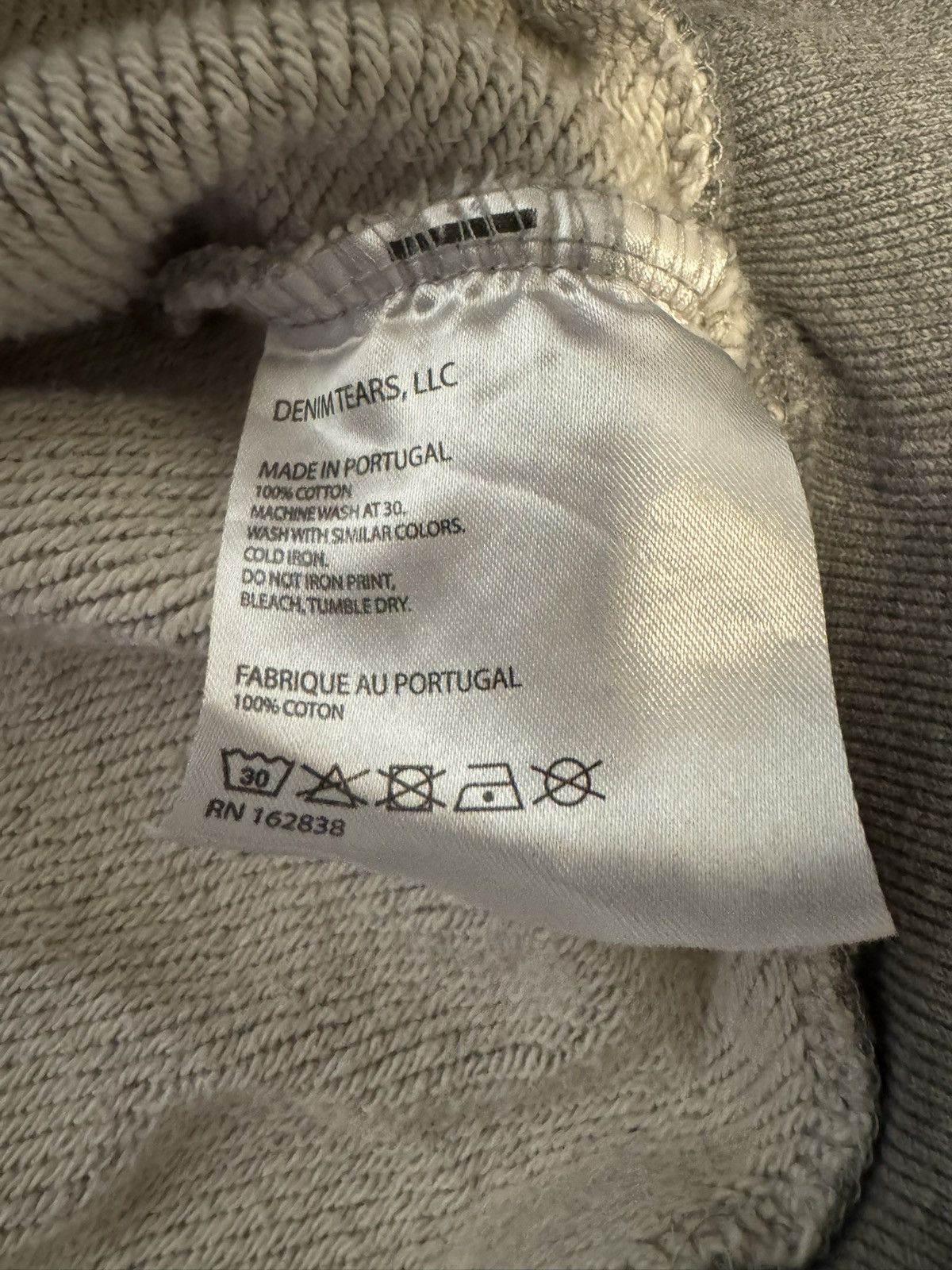 DENIM TEARS Gray Denim Tears Hoodie Size US M / EU 48-50 / 2 - 4 Thumbnail