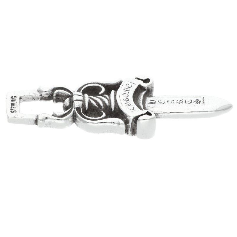 Chrome Hearts Chrome Hearts Dagger Pendant Silver Necklace Size ONE SIZE - 5 Thumbnail