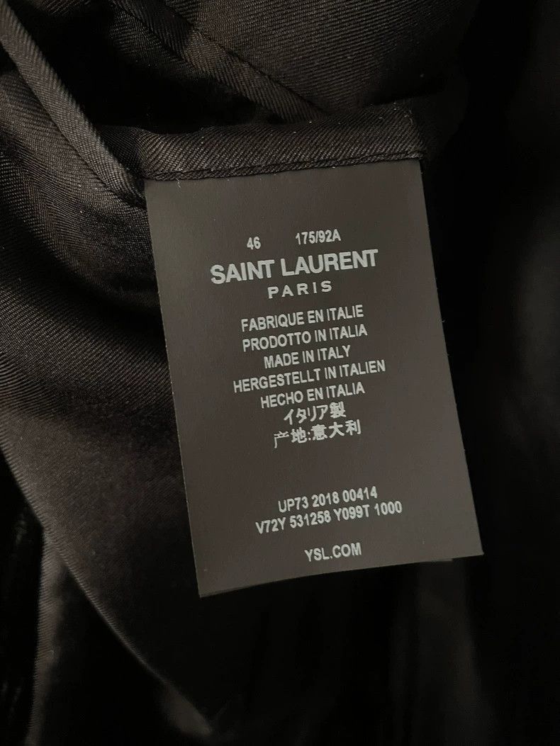 Saint Laurent Paris Saint Laurent Paris Black velvet suit jacket-2506 Size US S / EU 44-46 / 1 - 3 Thumbnail