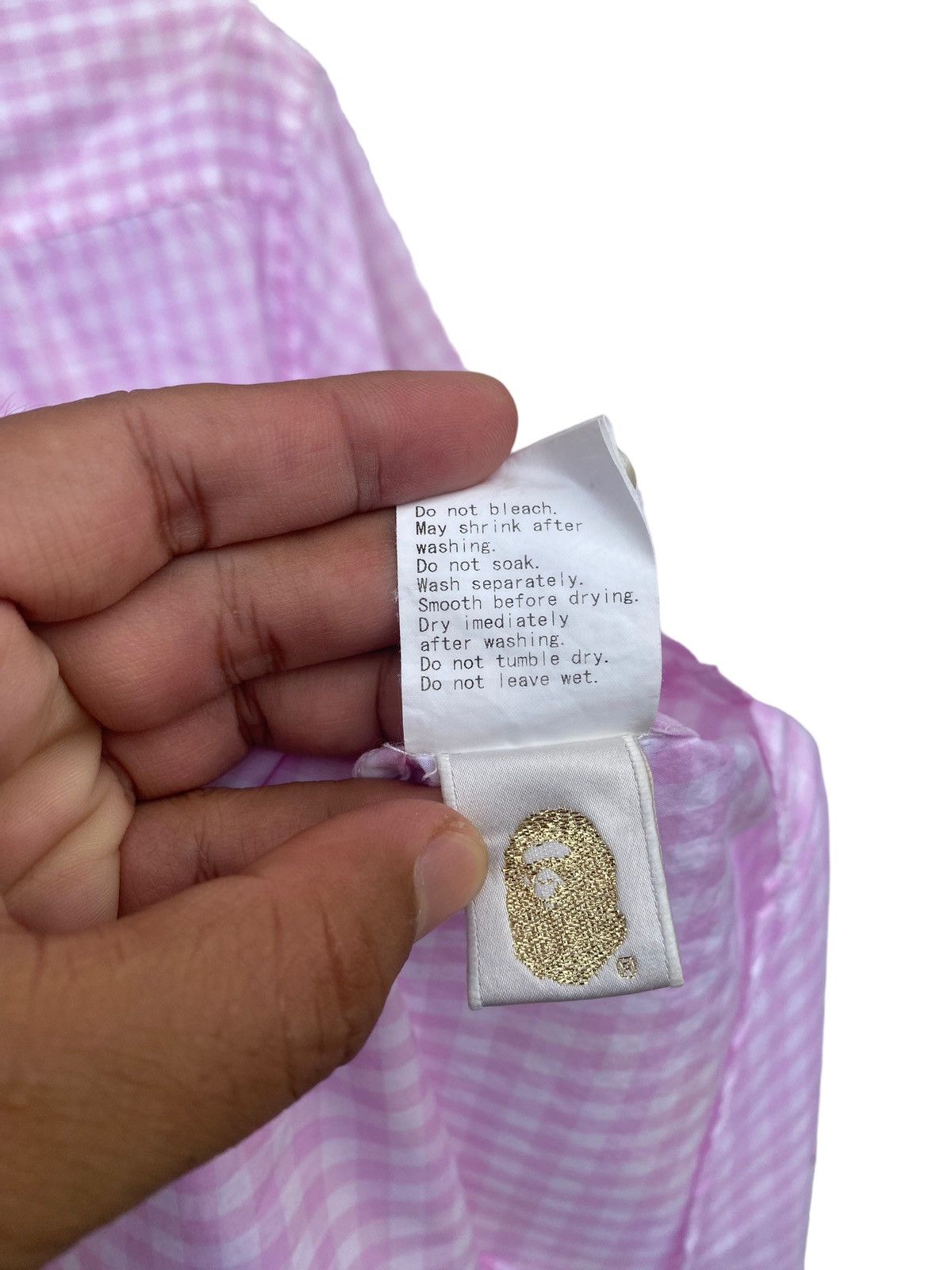 Bape Bathing Ape Pirates Store Checkered Button Down Shirt Size US L / EU 52-54 / 3 - 7 Thumbnail