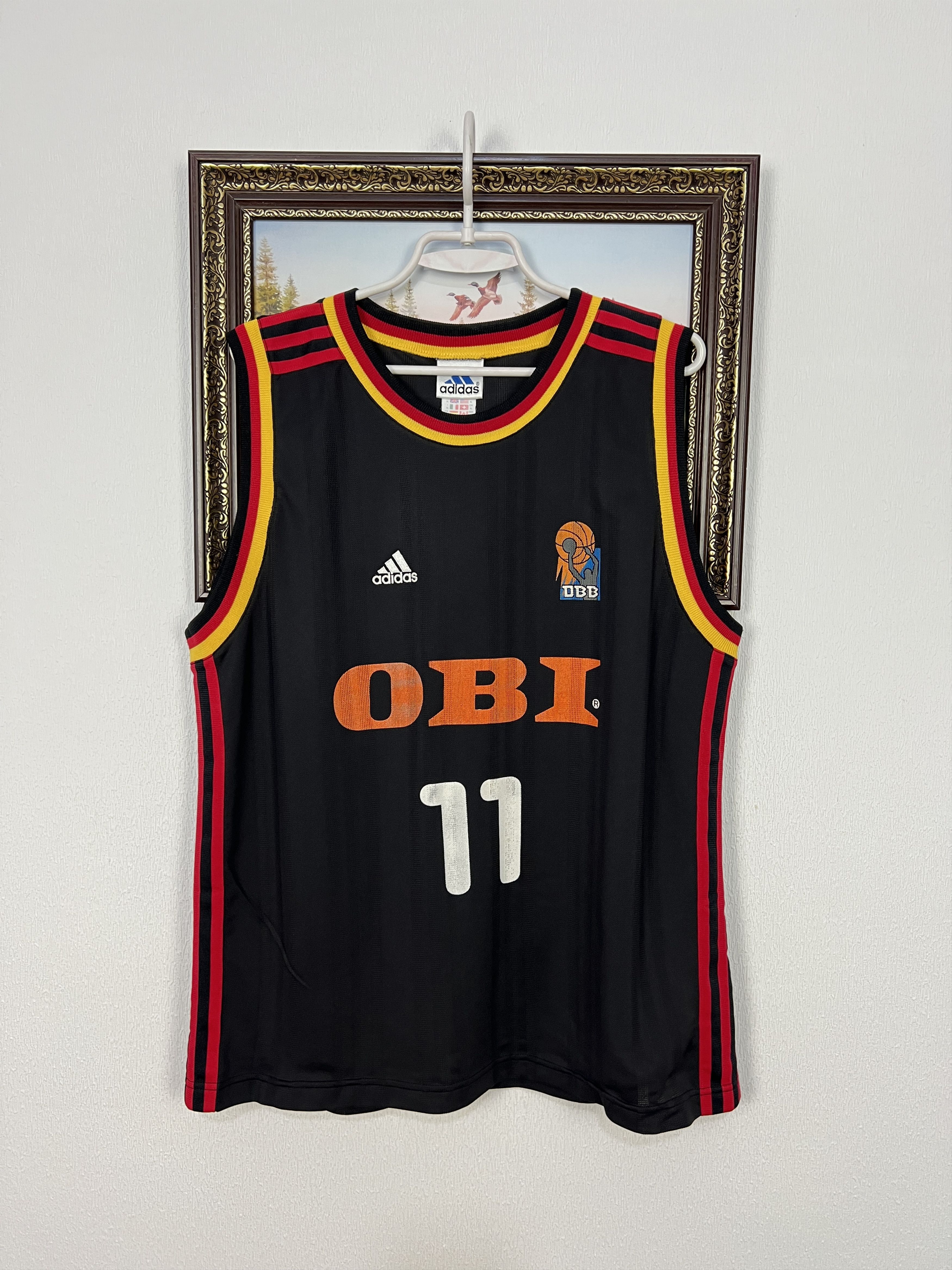 Adidas Vintage 90's Adidas FIBA Germany Basketball Jersey Size US XL / EU 56 / 4 - 1 Thumbnail