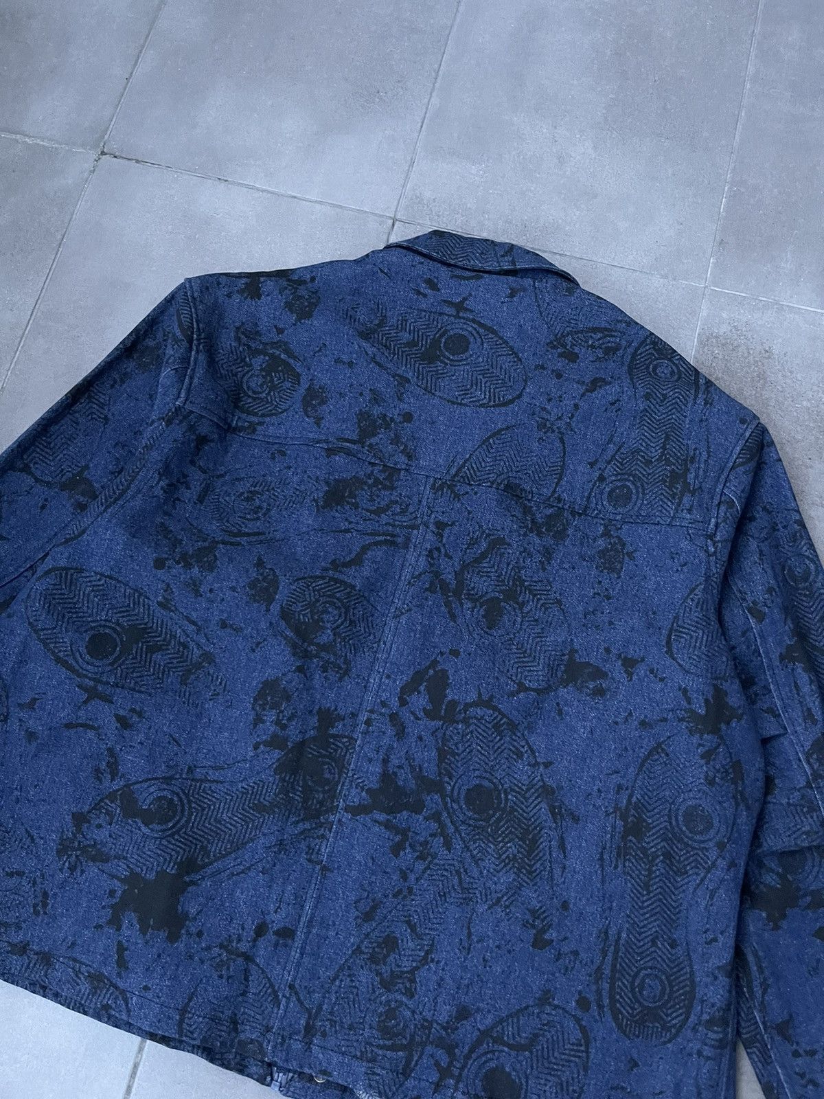 Other !DS! AW22 Jan Cerny Dark Indigo Workwear Denim Jacket Size US M / EU 48-50 / 2 - 15 Thumbnail