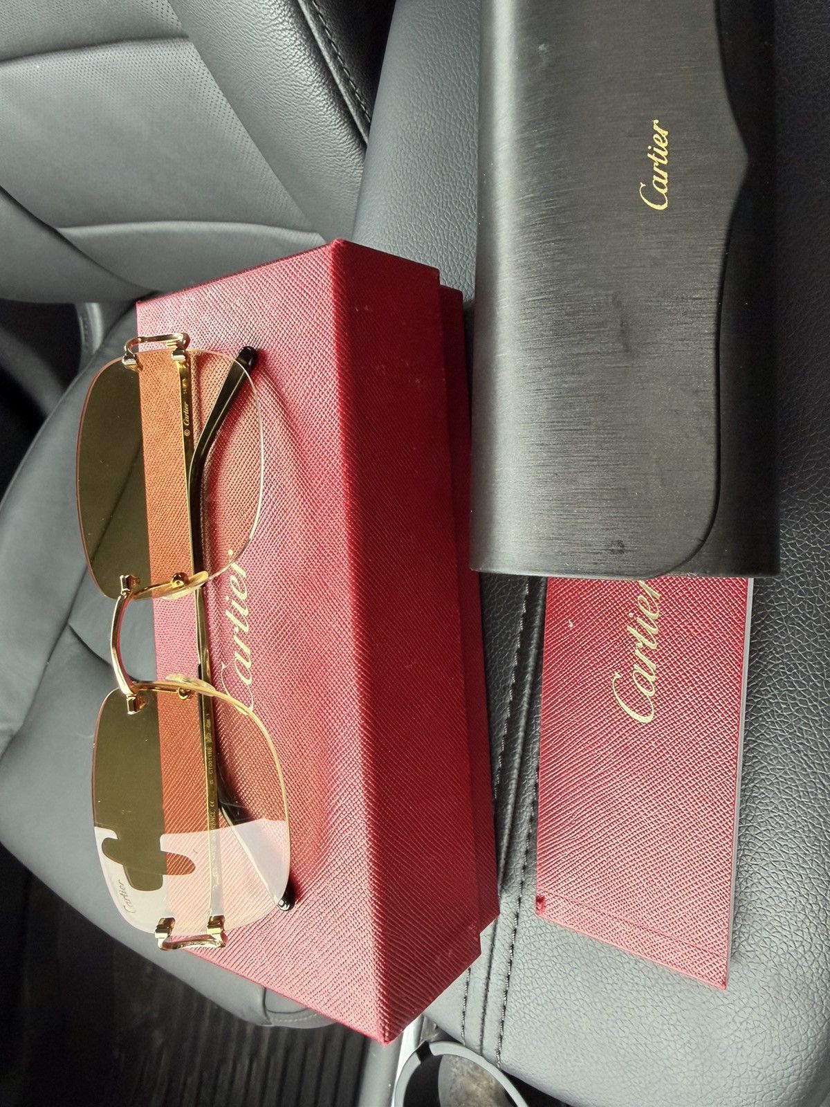 Authentic cartier glasses