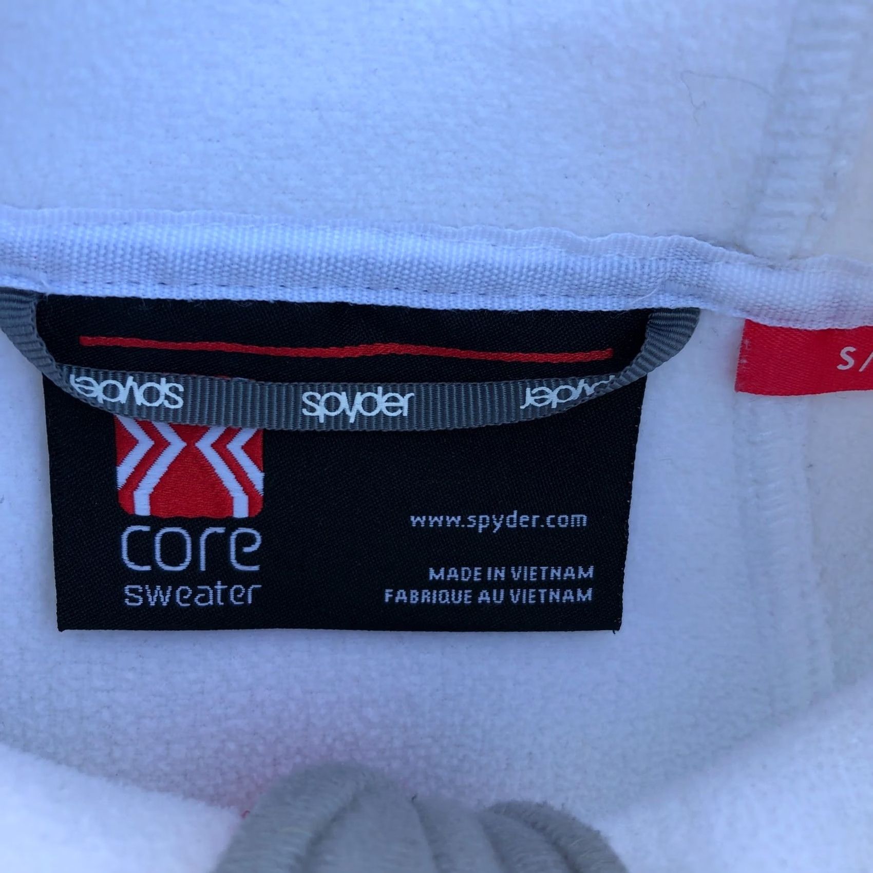 Spyder Spyder Core Sweater Jacket Women's Small White Waffle Thermal Full Zip Size S / US 4 / IT 40 - 5 Thumbnail