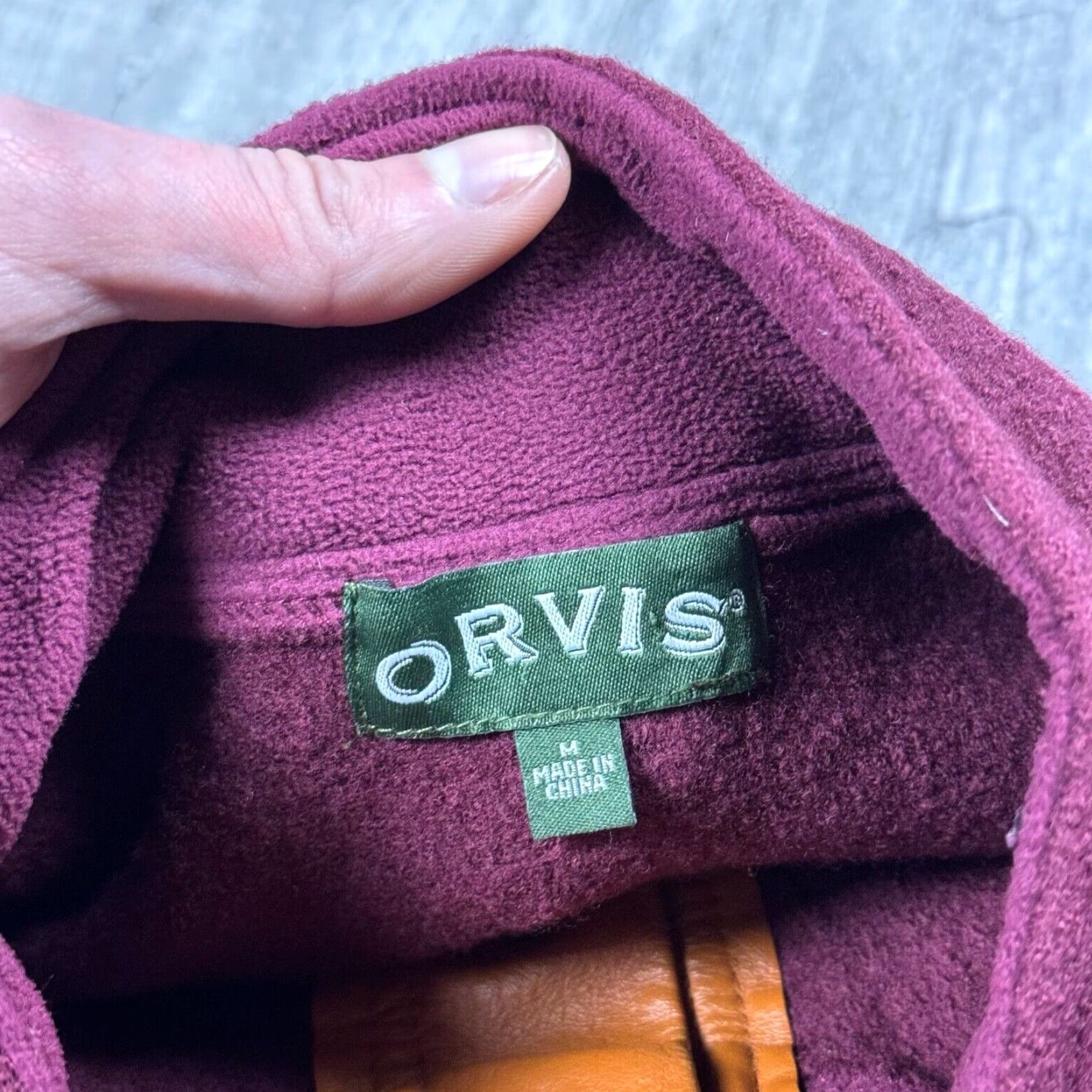 Orvis VINTAGE Orvis Merino Wool Sweater Men's Size M Long Sleeve Knit Pullover Casual Fall Winter Red Size US M / EU 48-50 / 2 - 7 Thumbnail