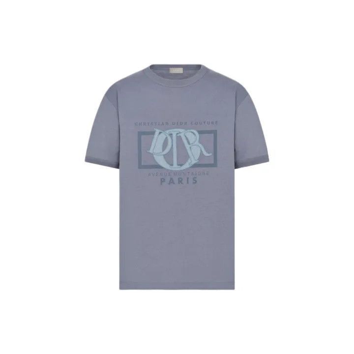 Dior Dior Dior SS24 Logo Print Grey T-shirt 0079-2507 Size US L / EU 52-54 / 3 - 2 Thumbnail