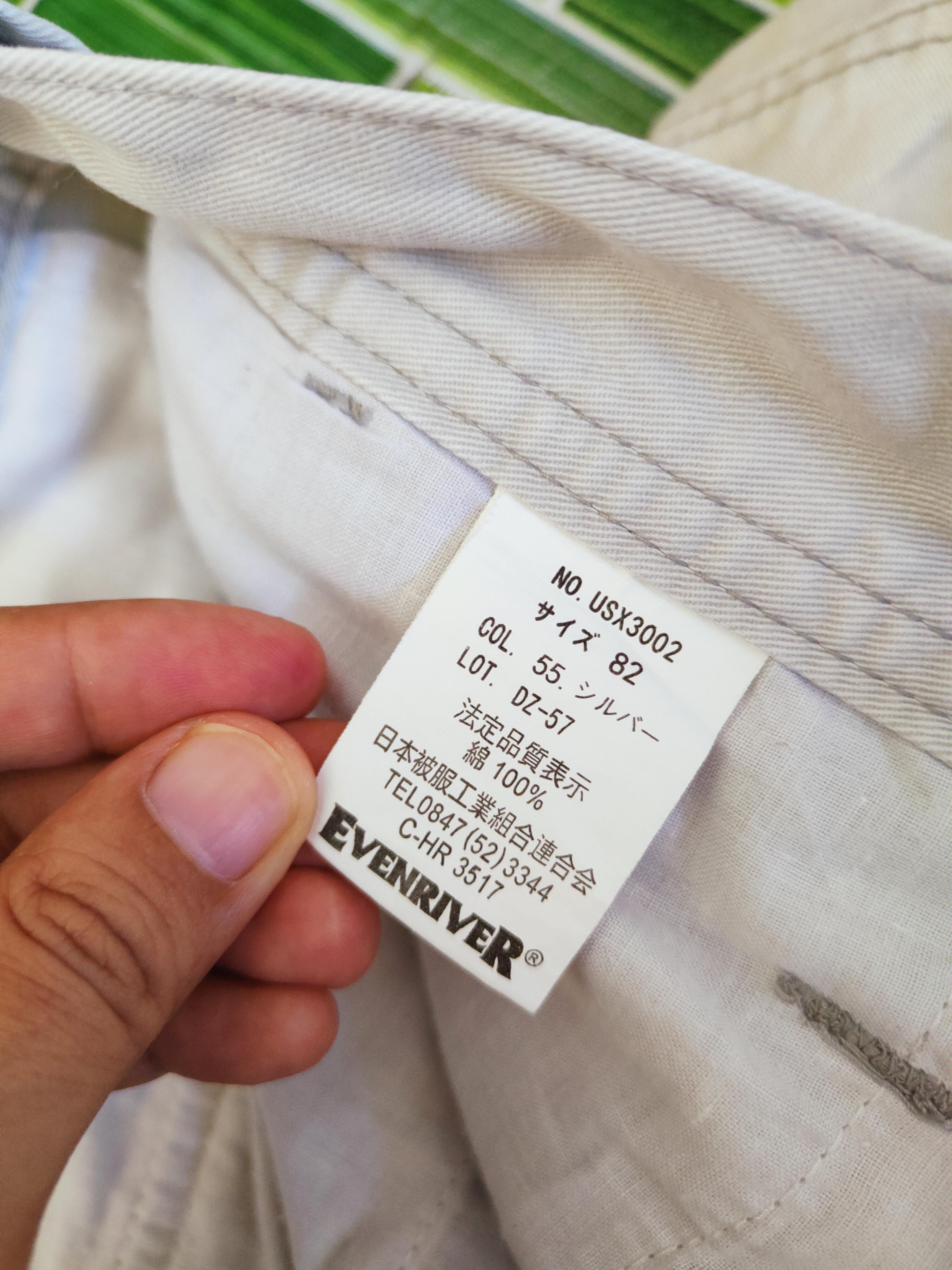 Japanese Brand Evenriver Light Gray Multipocket Tactical Cargo Pants #W514 Size US 32 / EU 48 - 14 Thumbnail