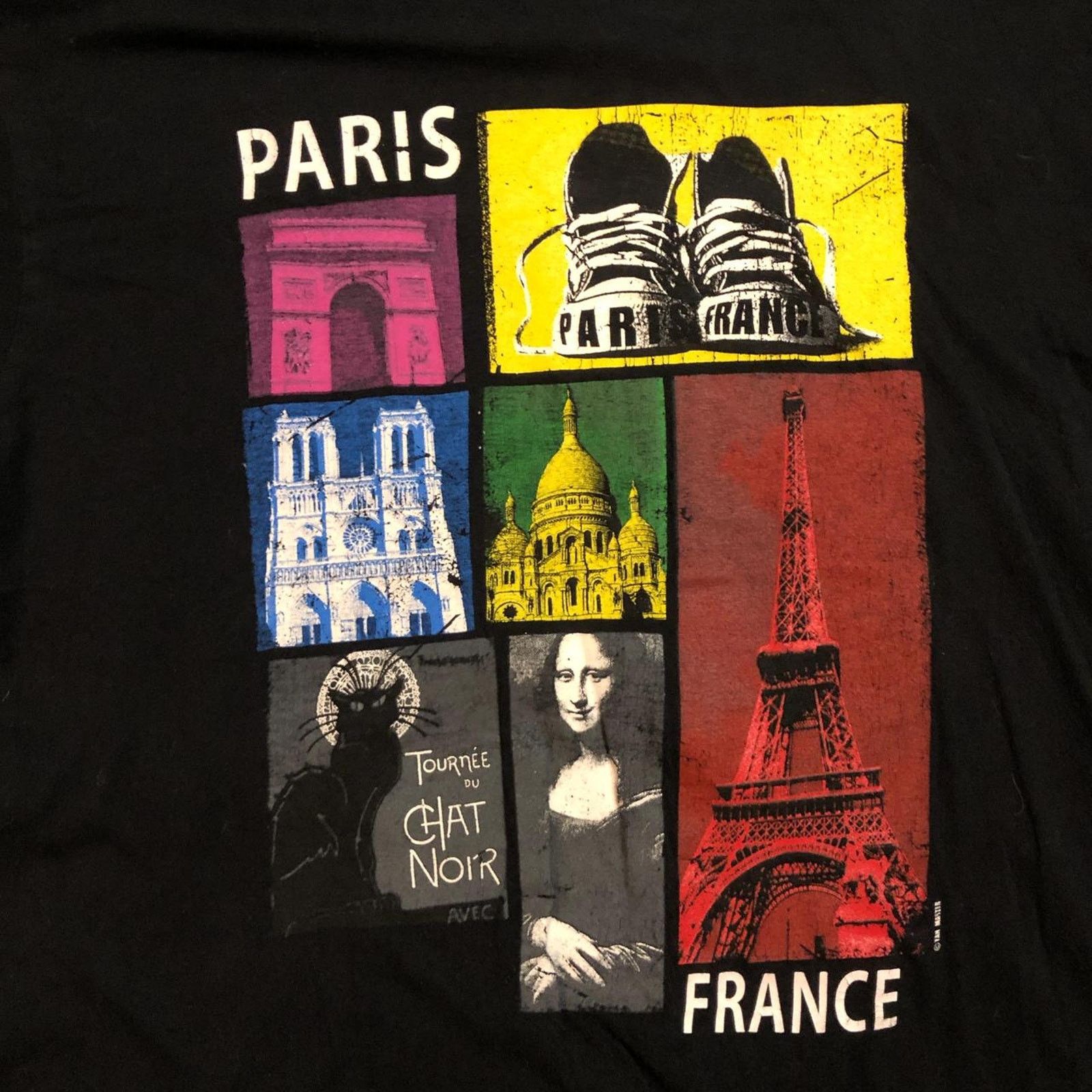 Other Paris France Photo Collage Graphic Tee Size US M / EU 48-50 / 2 - 2 Thumbnail