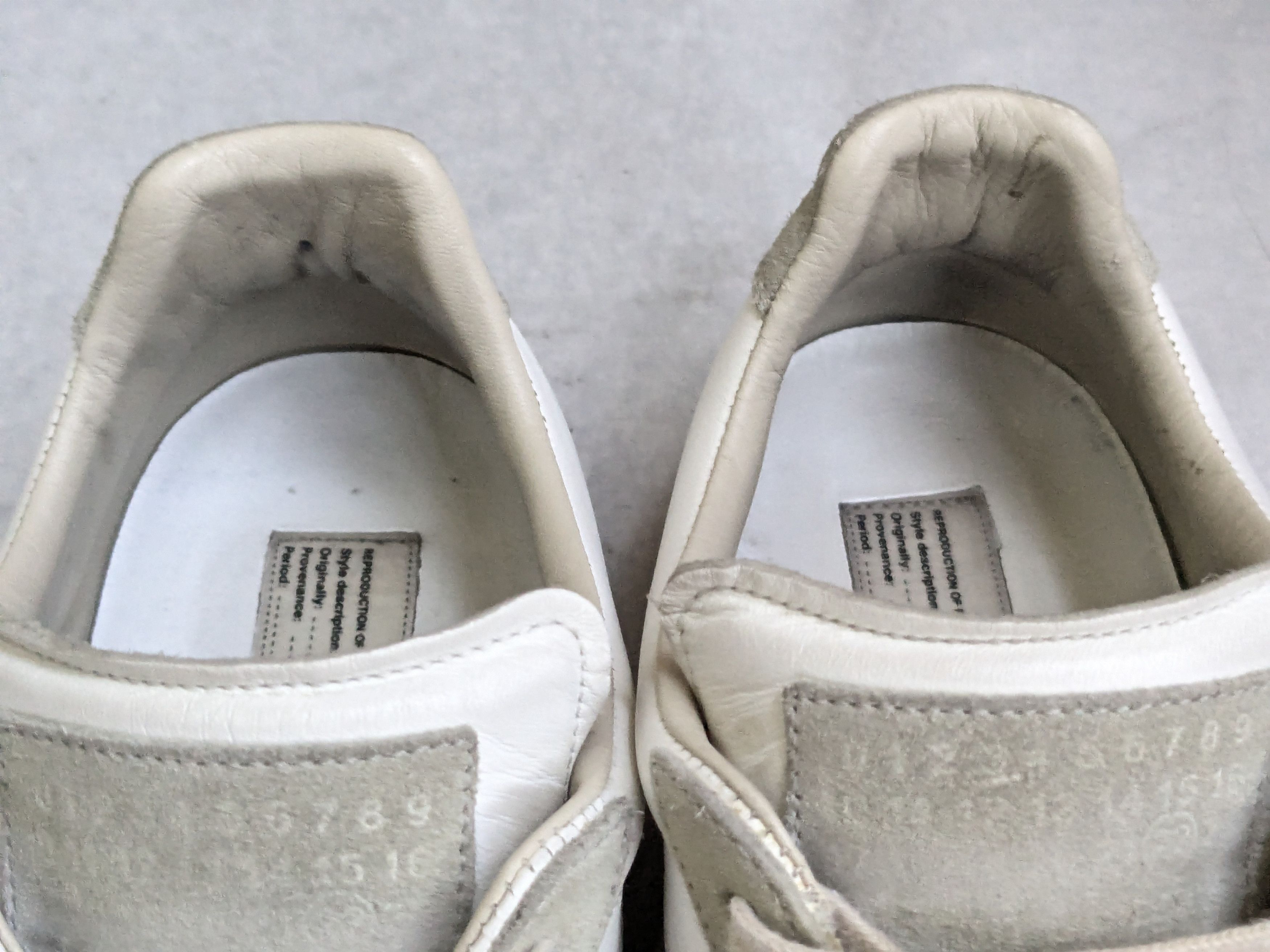 Maison Margiela Maison Margiela Replica GAT White Gray 9 42 Gum Low Tops Size US 9 / EU 42 - 7 Thumbnail