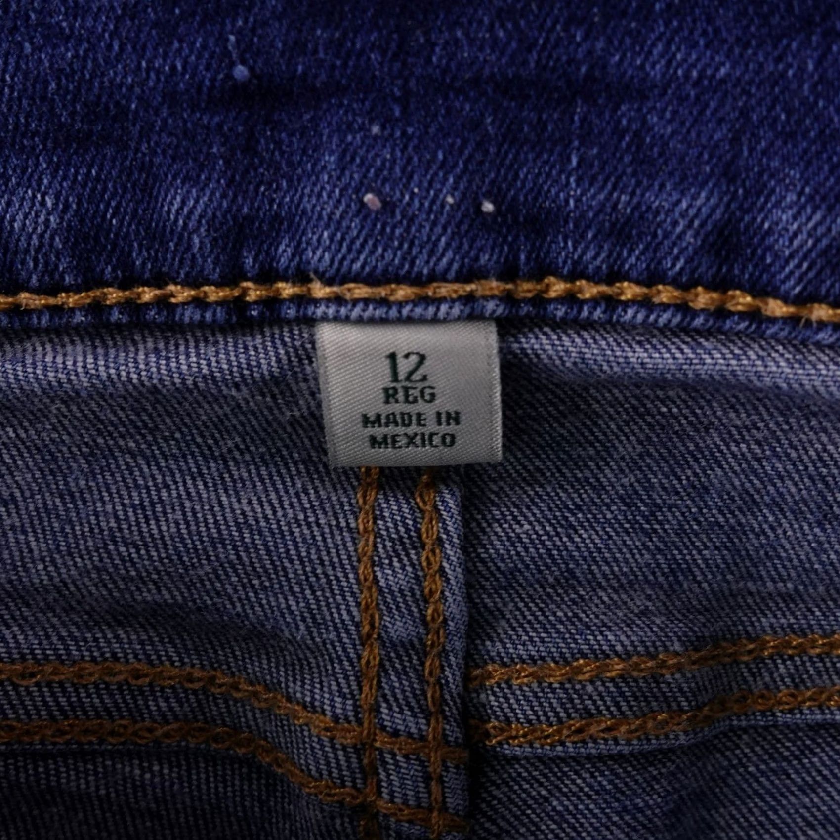 Denime LL Bean Women Jeans Straight Blue Denim Size 12 Size 34" / US 12 / IT 48 - 5 Thumbnail