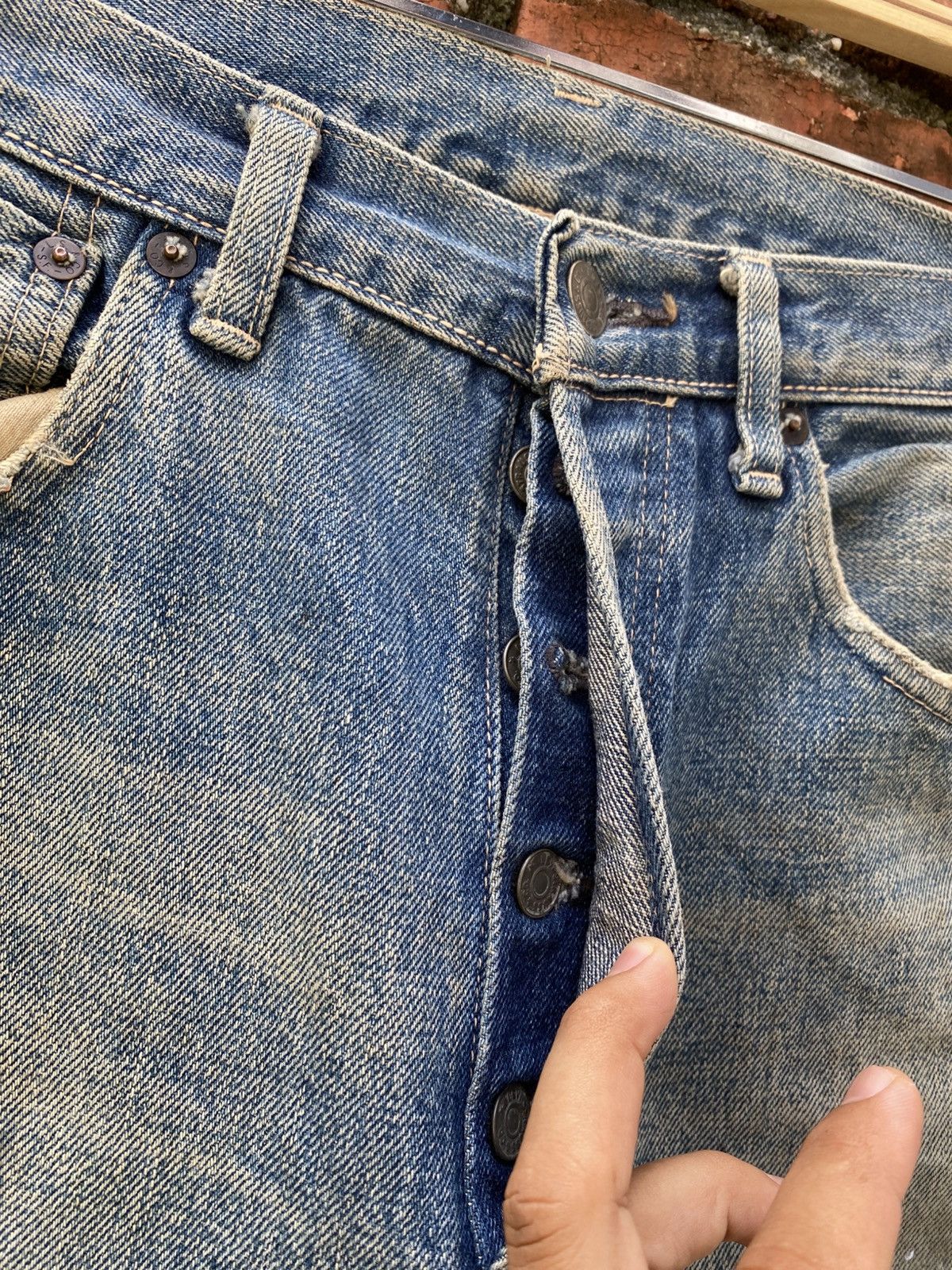 Levi's Vintage Clothing W32x31 Vintage LVC levi's 501 redline big E denime Size US 32 / EU 48 - 6 Thumbnail