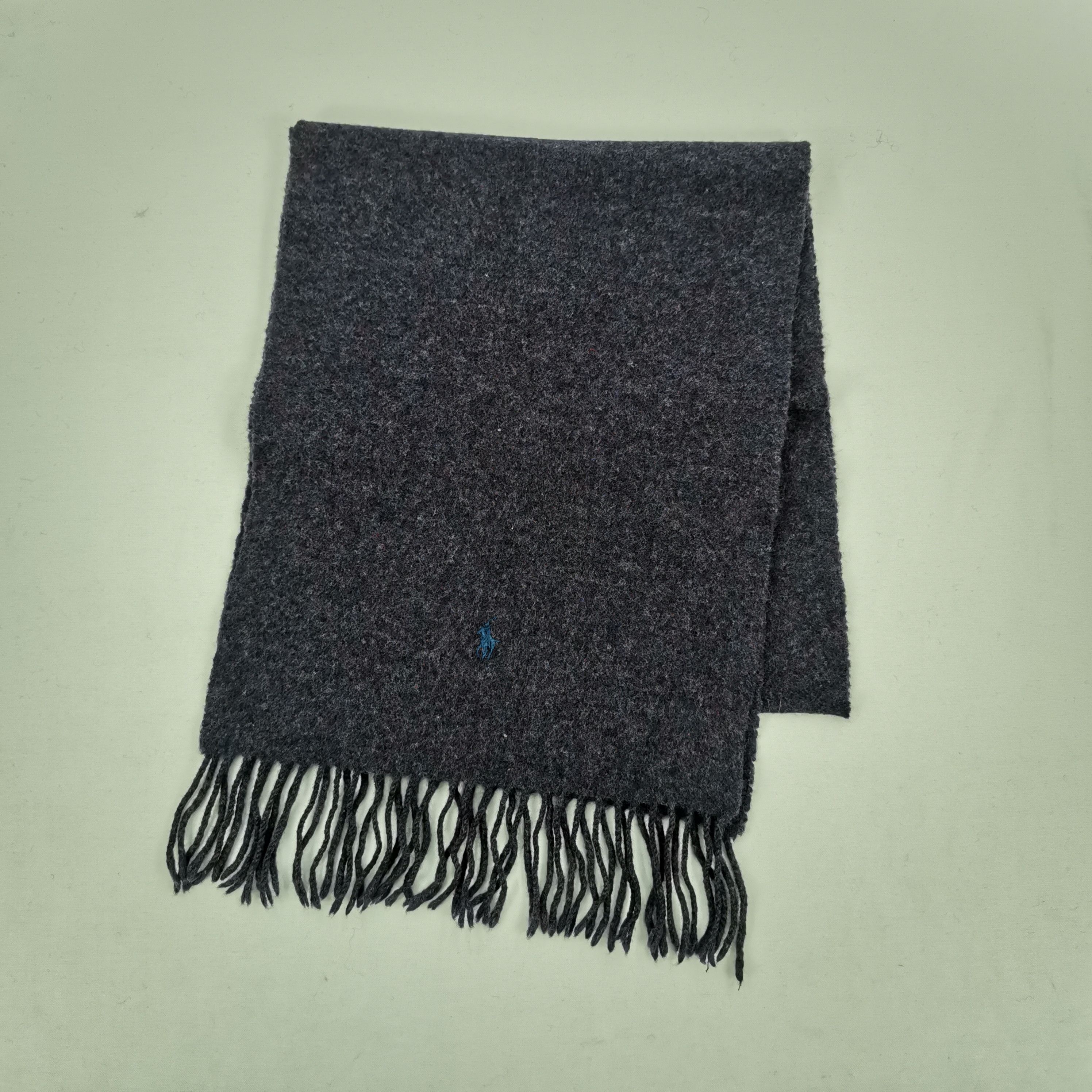 Polo Ralph Lauren Vintage Polo Ralph Lauren Scarf Wool Winter Fringe . Size ONE SIZE - 3 Thumbnail