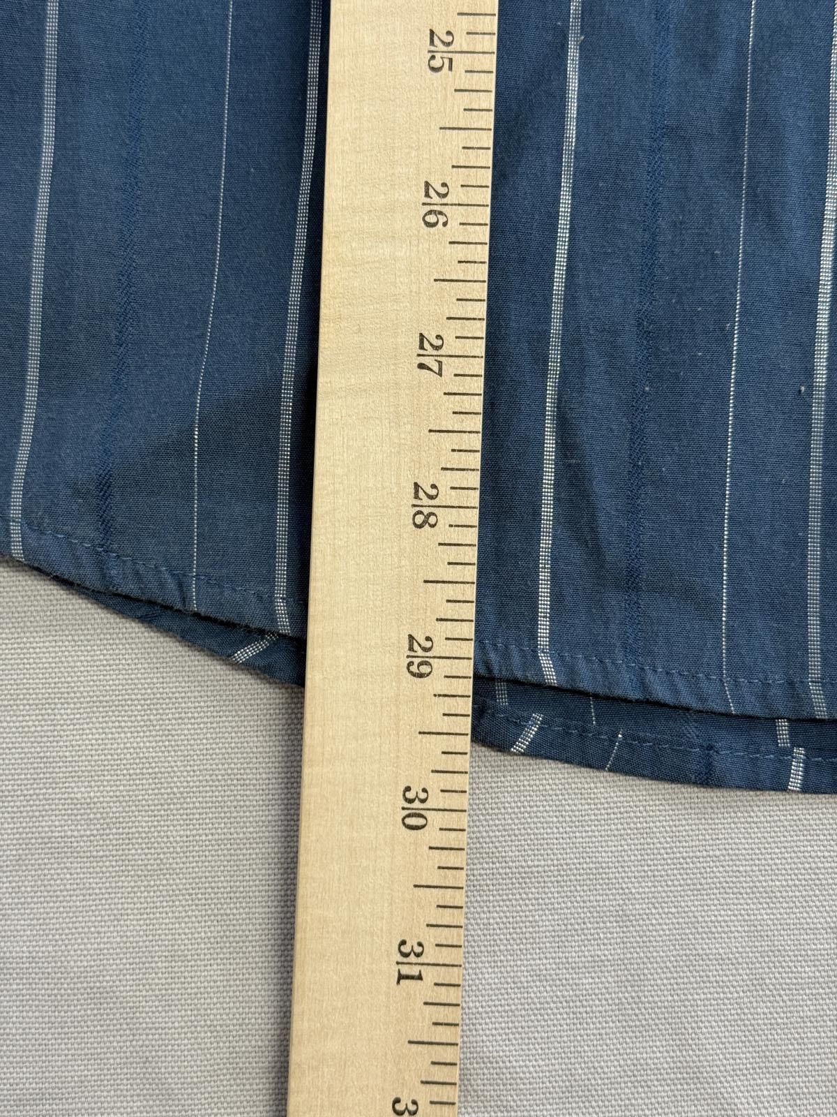 Designer Cowboy Cross Western Wear Button Up Silver Pin Stripes - L Size US L / EU 52-54 / 3 - 8 Thumbnail