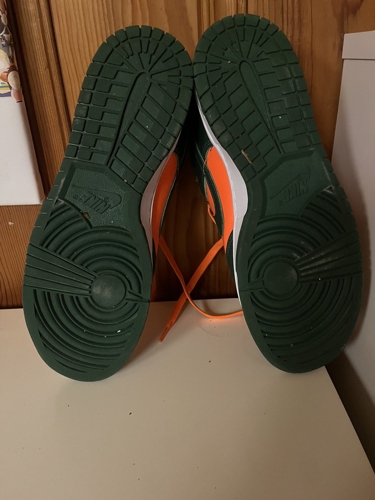 Nike nike dunk Miami hurricane Size US 10.5 / EU 43-44 - 3 Thumbnail