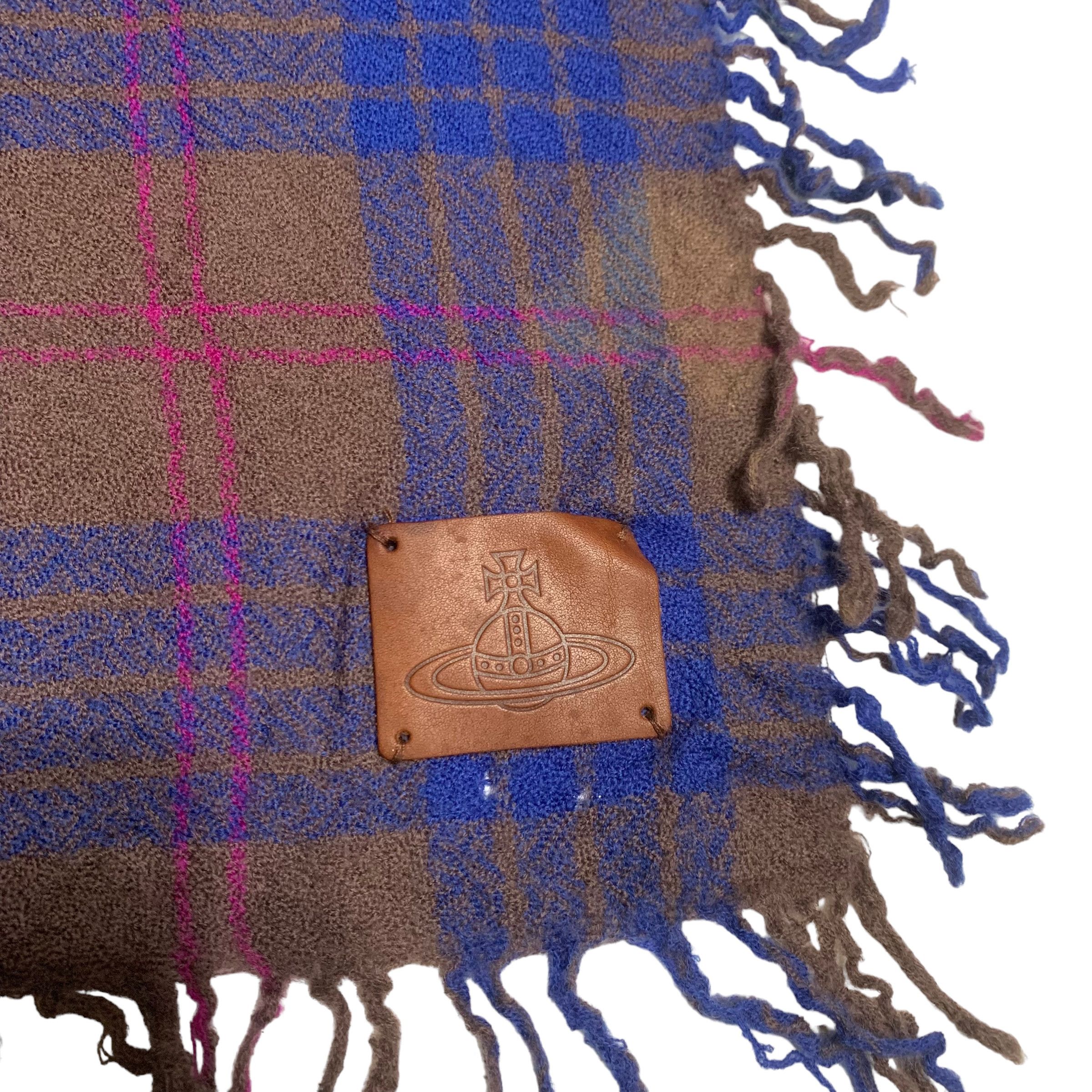 Vivienne Westwood Vintage Vivienne Westwood Tartan Wool Scarf Size ONE SIZE - 4 Thumbnail