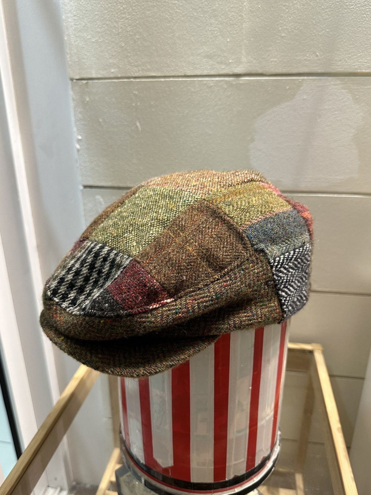 J.Crew J.Crew x John Hanly&Co Patchwork Newsboy Wool Tweed Hats Size ONE SIZE - 11 Thumbnail