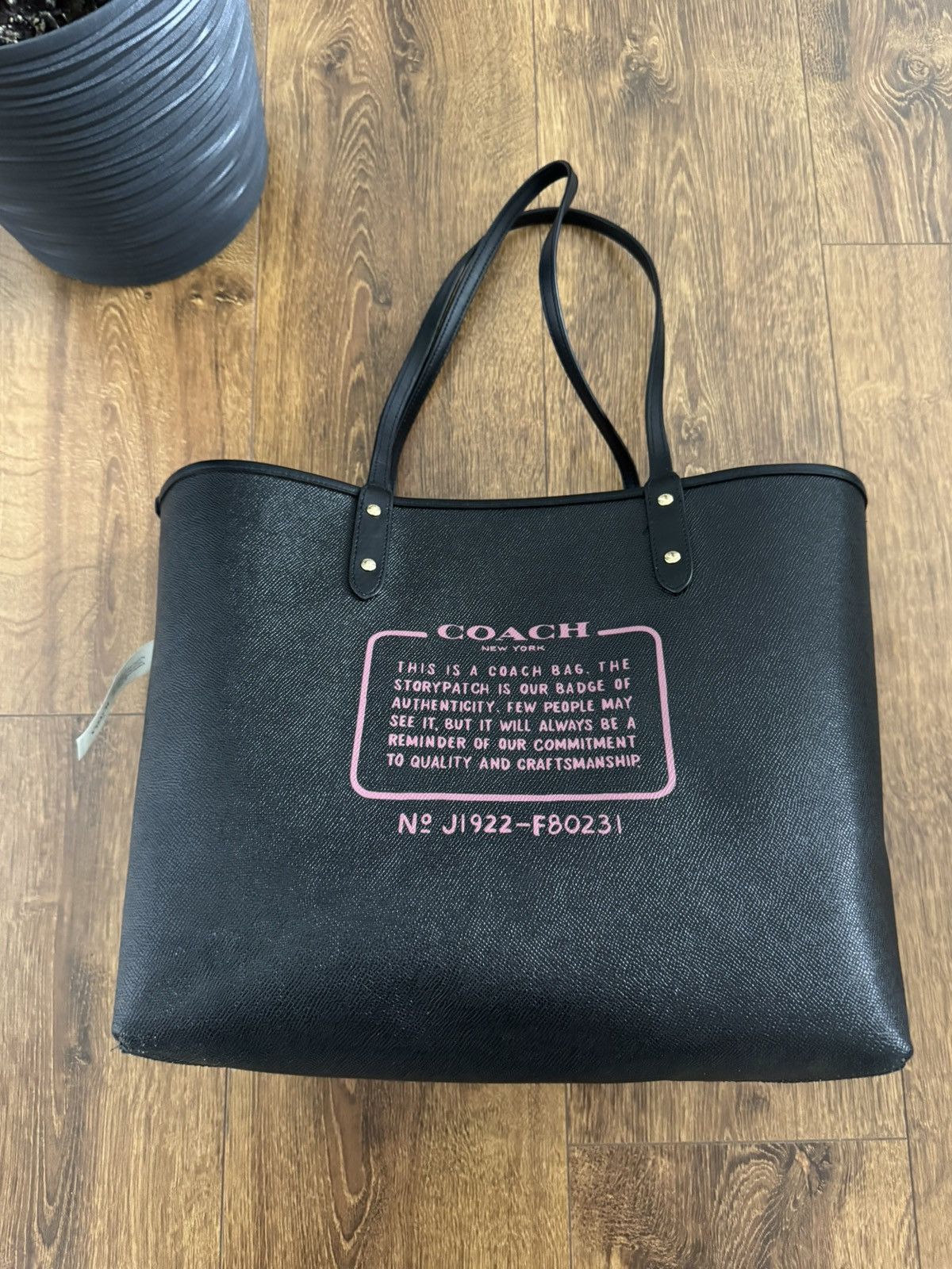 Coach Coach Tote 2 in 1 cat print leather hand bag Size ONE SIZE - 12 Thumbnail