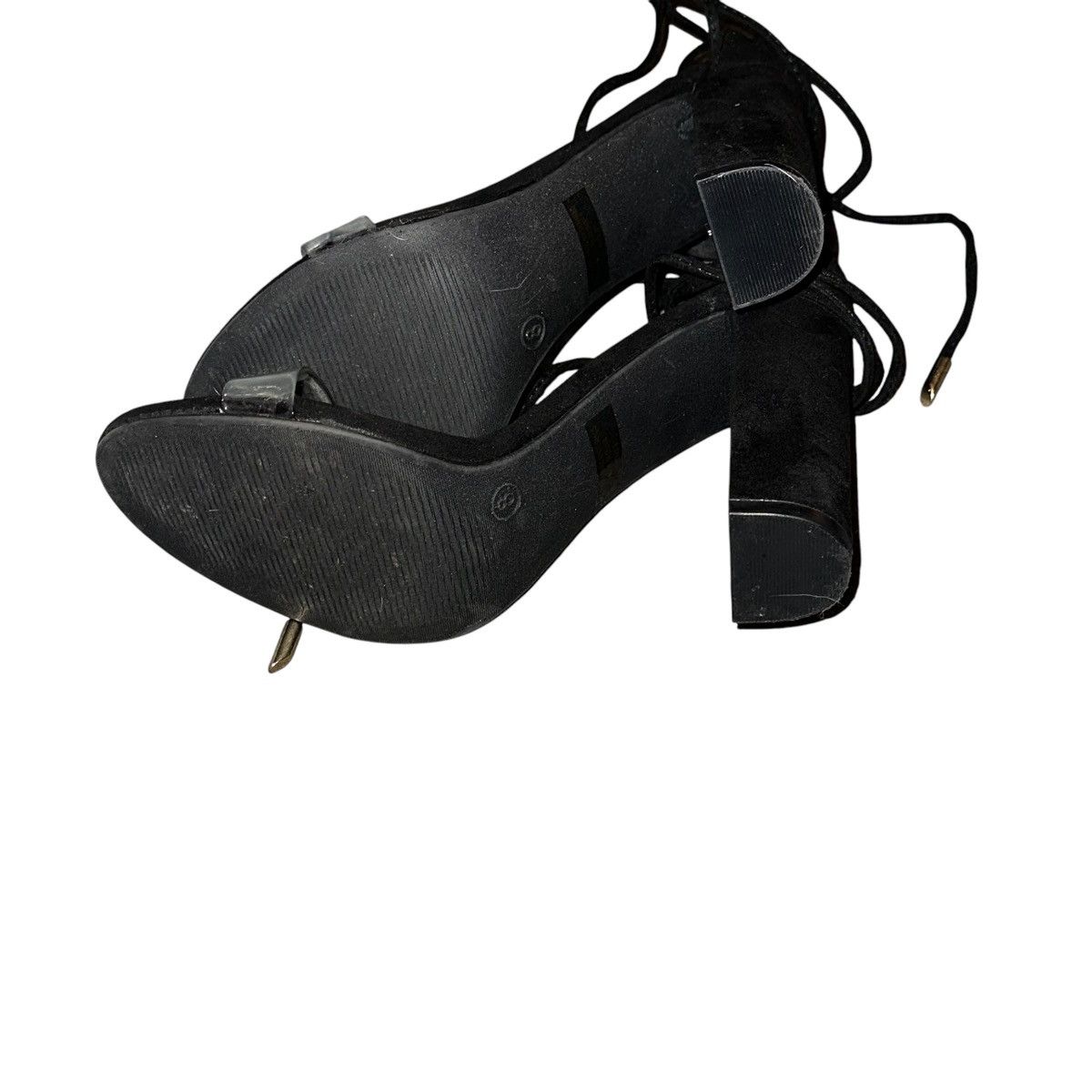 Fashion Nova Fashion Nova Lose It All ankle tie heeled sandals Size US 8 / IT 38 - 9 Thumbnail