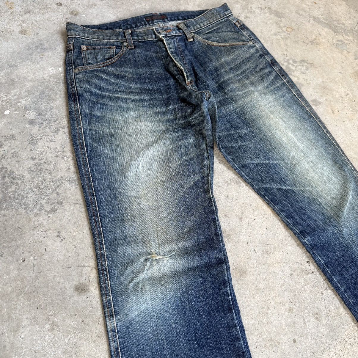 Morgan Homme Vintage Morgan Homme Flare Faded Denim Jean Pants W32 Size US 32 / EU 48 - 5 Thumbnail