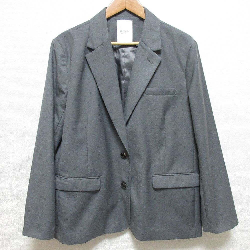 Other Other Her lip to Twill Oversized Jacket Textile Outerwear 1241307090 DUTY FREE for USA Size ONE SIZE - 1 Thumbnail