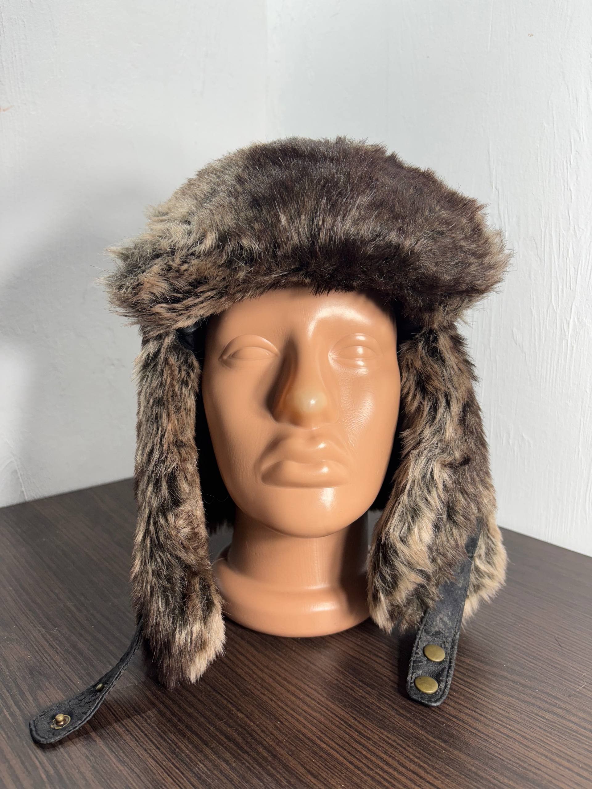 Japanese Brand Vintage FUZZY OVER FUR Opium IfSixWasNine Ushanka Hat Size ONE SIZE - 2 Thumbnail
