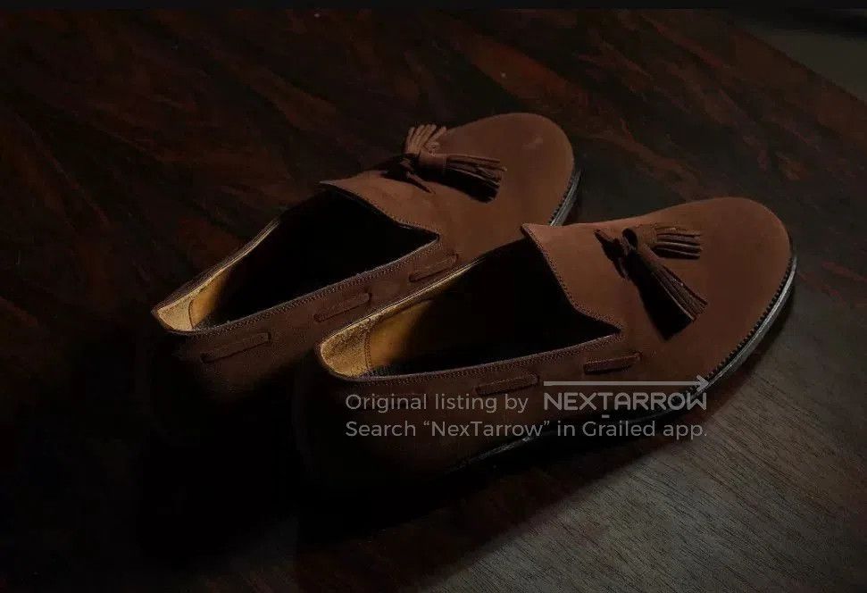 Forme D'Expression Forme Suede Tassel Loafer Shoes. Size US 9 / EU 42 - 7 Thumbnail