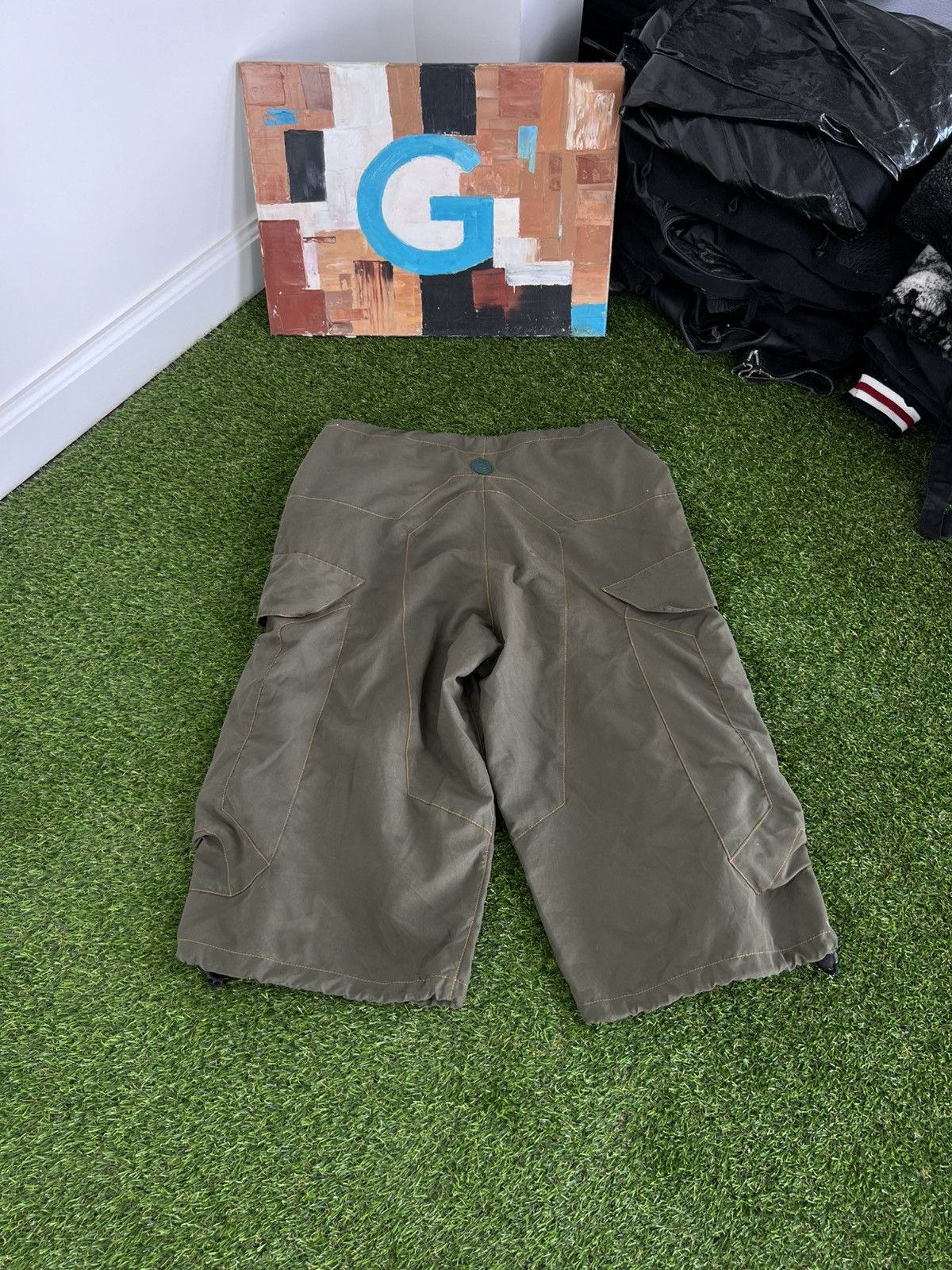 Japanese Brand Cyberdog London Y2K Rave Techno Party Shorts Size US 30 / EU 46 - 8 Thumbnail