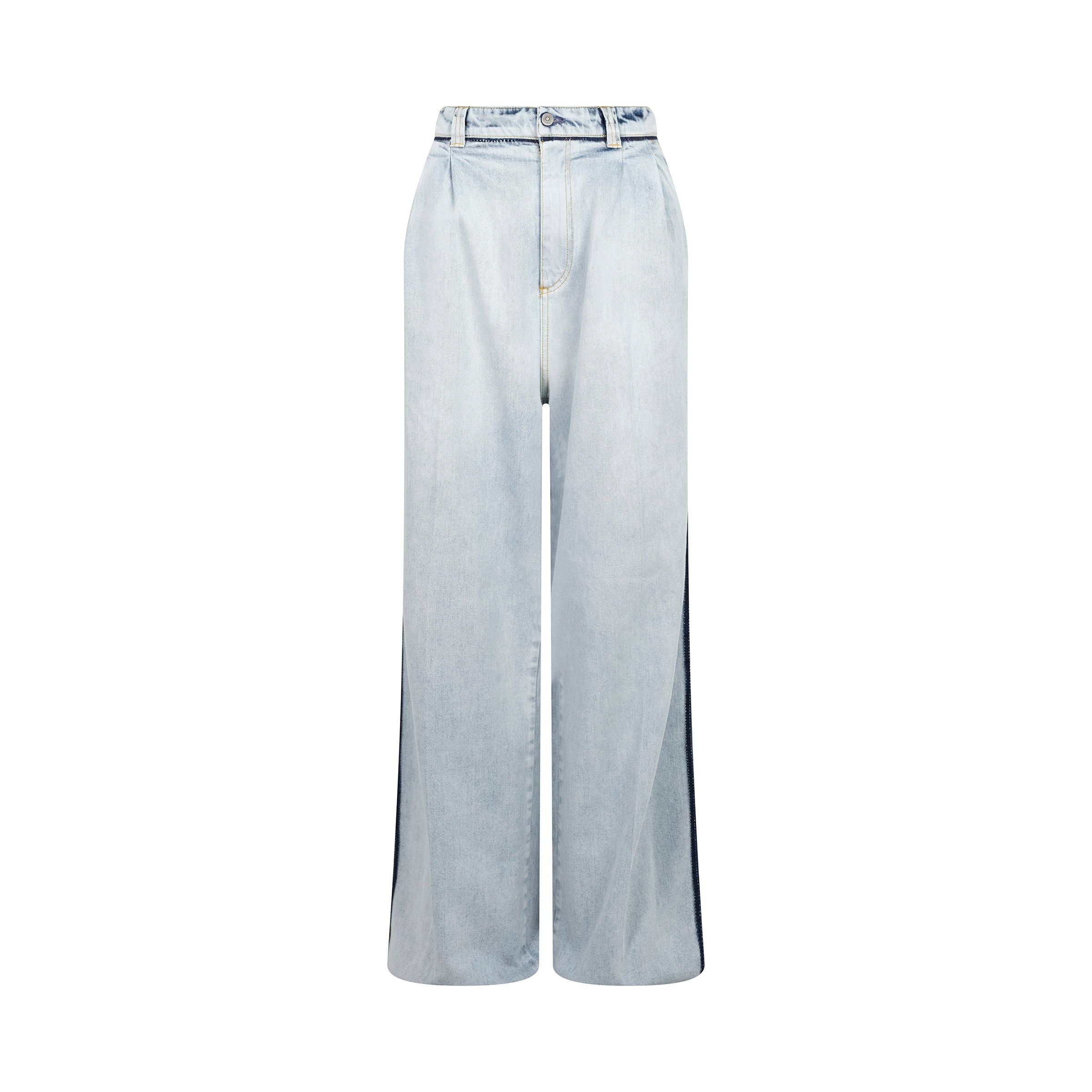 Maison Margiela o1mris0824 Pocket Baggy Jeans in Sky Blue Size US 32 / EU 48 - 1 Thumbnail